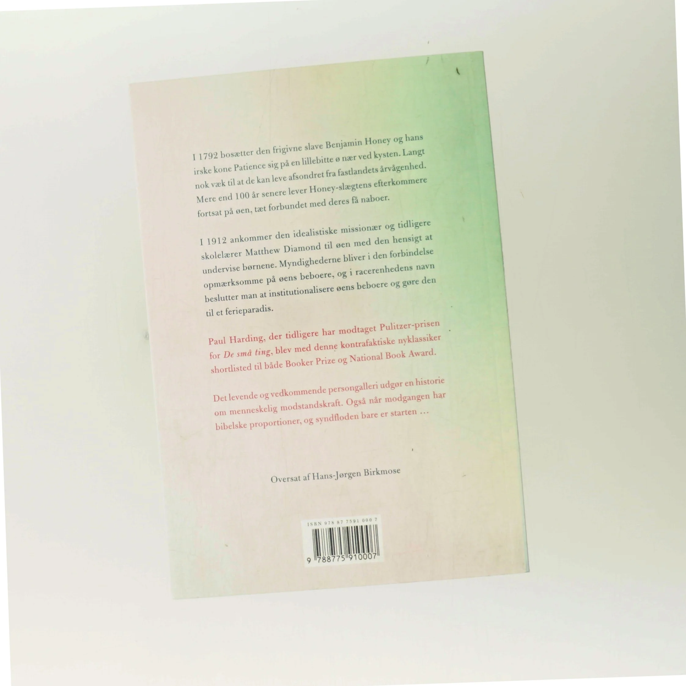 Det andet paradis af Paul Harding (f. 1967) (Bog)