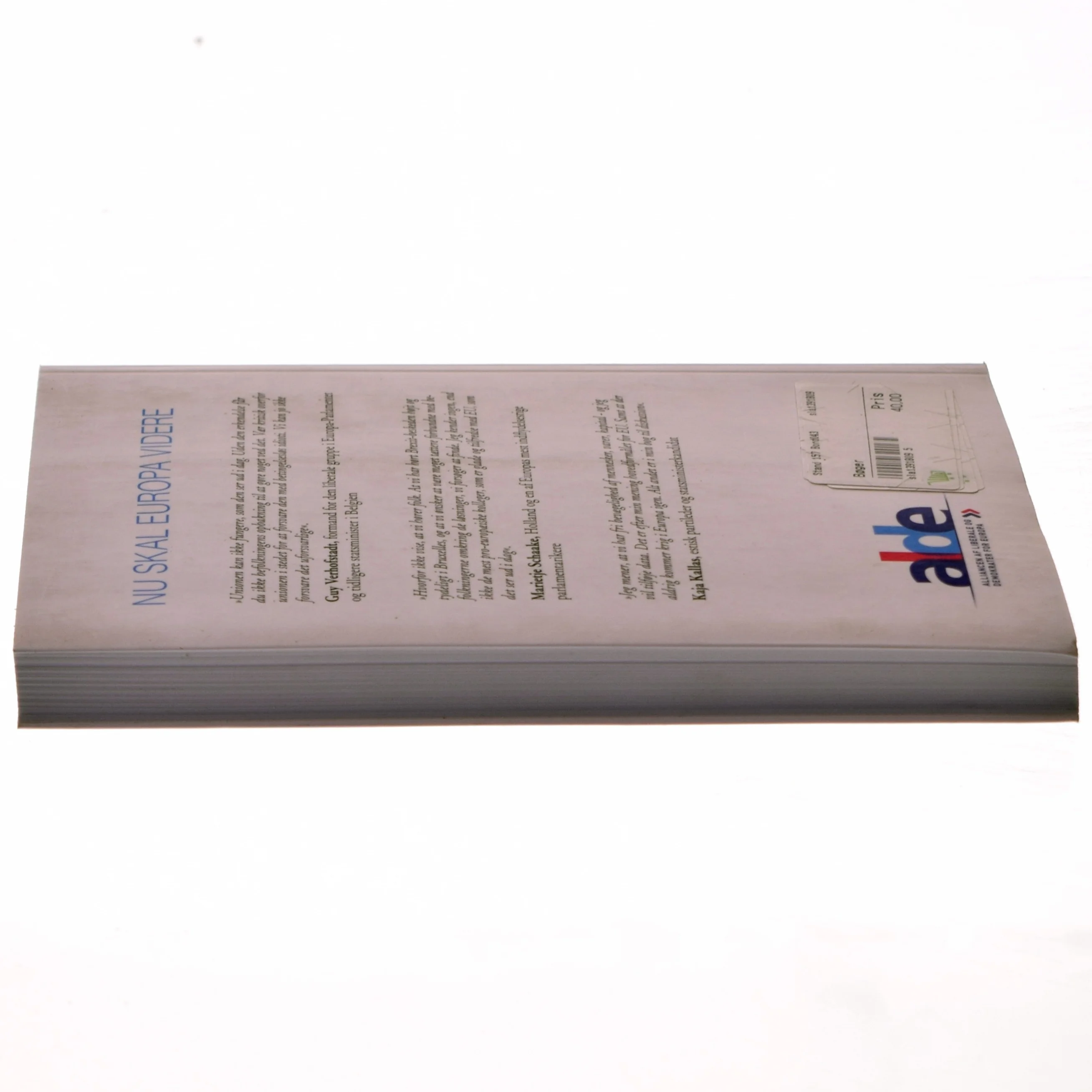 Nu Skal Europa Videre af Morten Helveg Larsen (Bog)