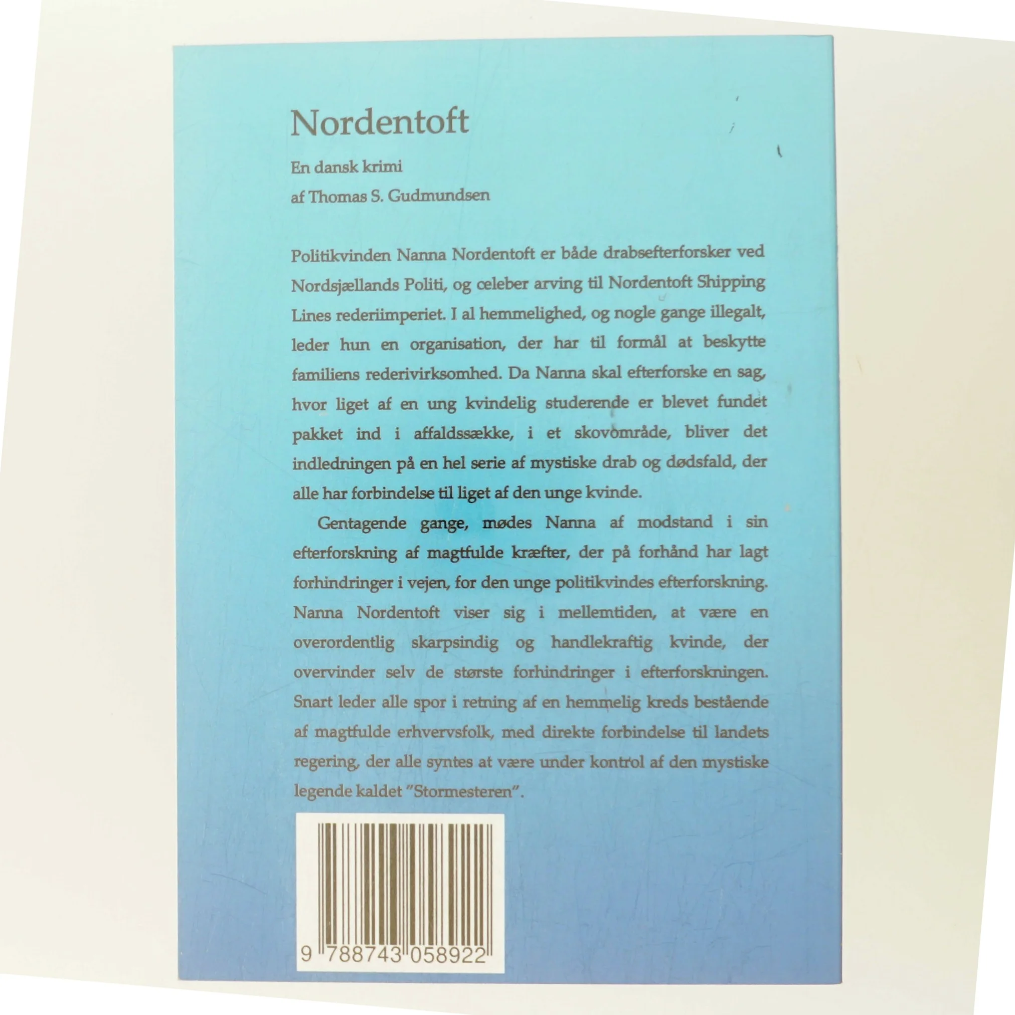 Nordentoft : en dansk krimi af Thomas S. Gudmundsen (Bog)