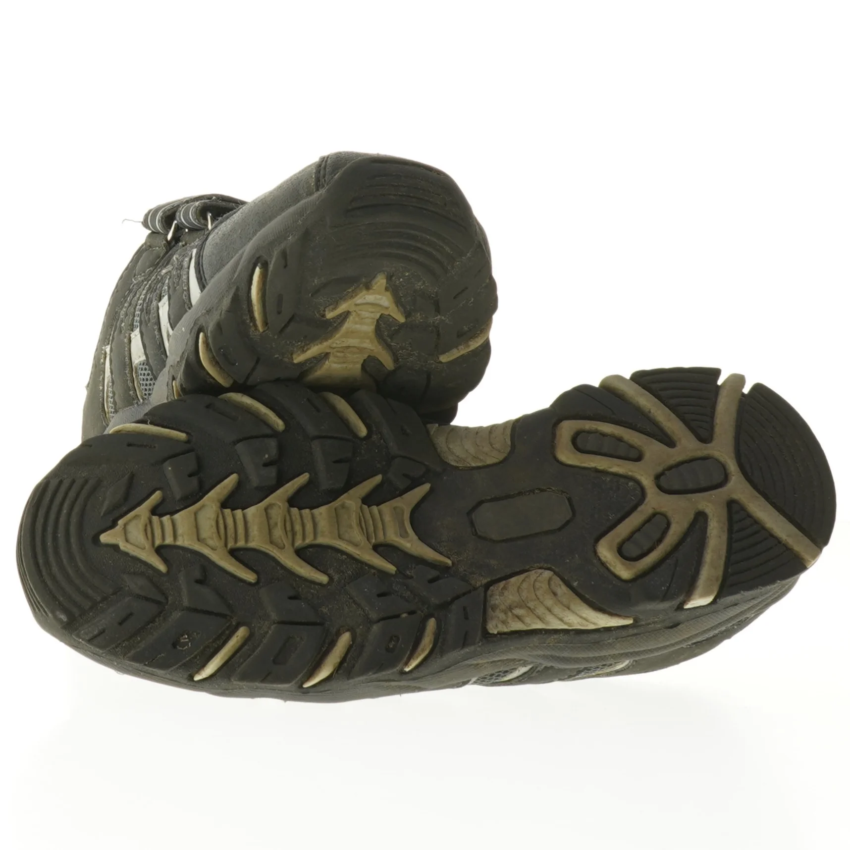 Børnesko i sort med velcro (str. Længde, 25 cm)