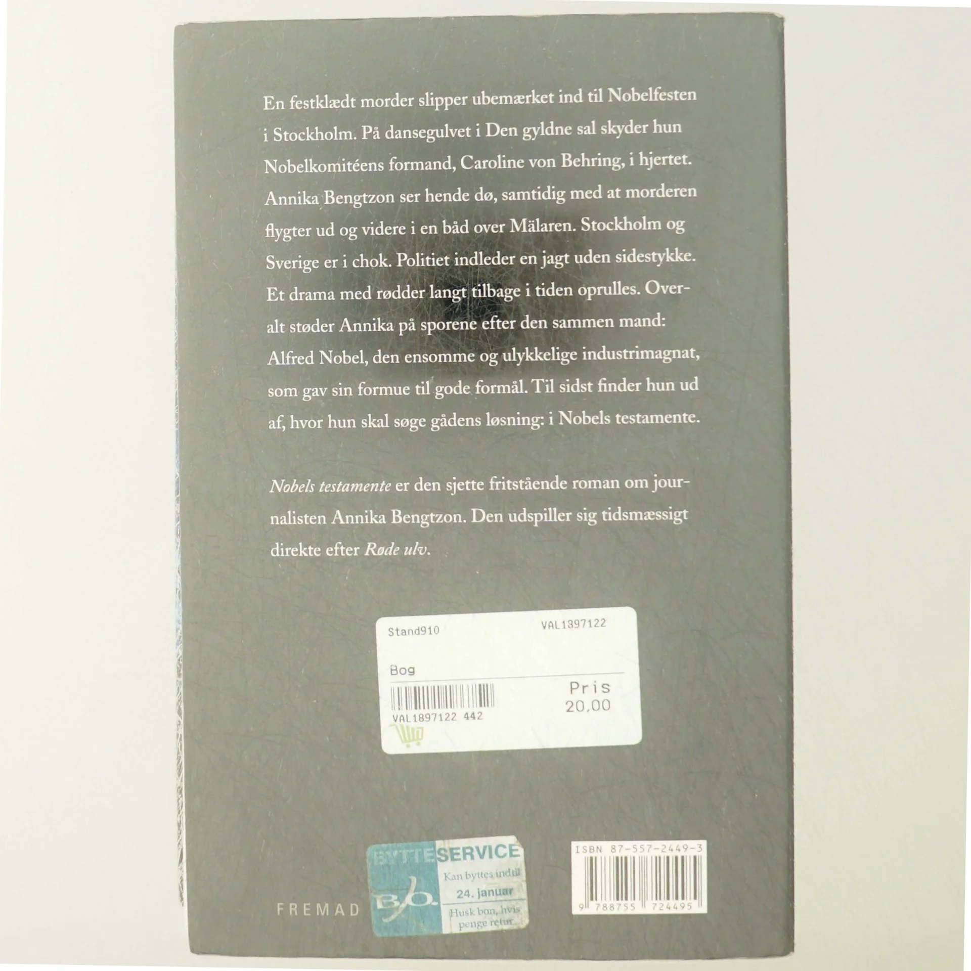 Nobels testamente af Liza Marklund (Bog)