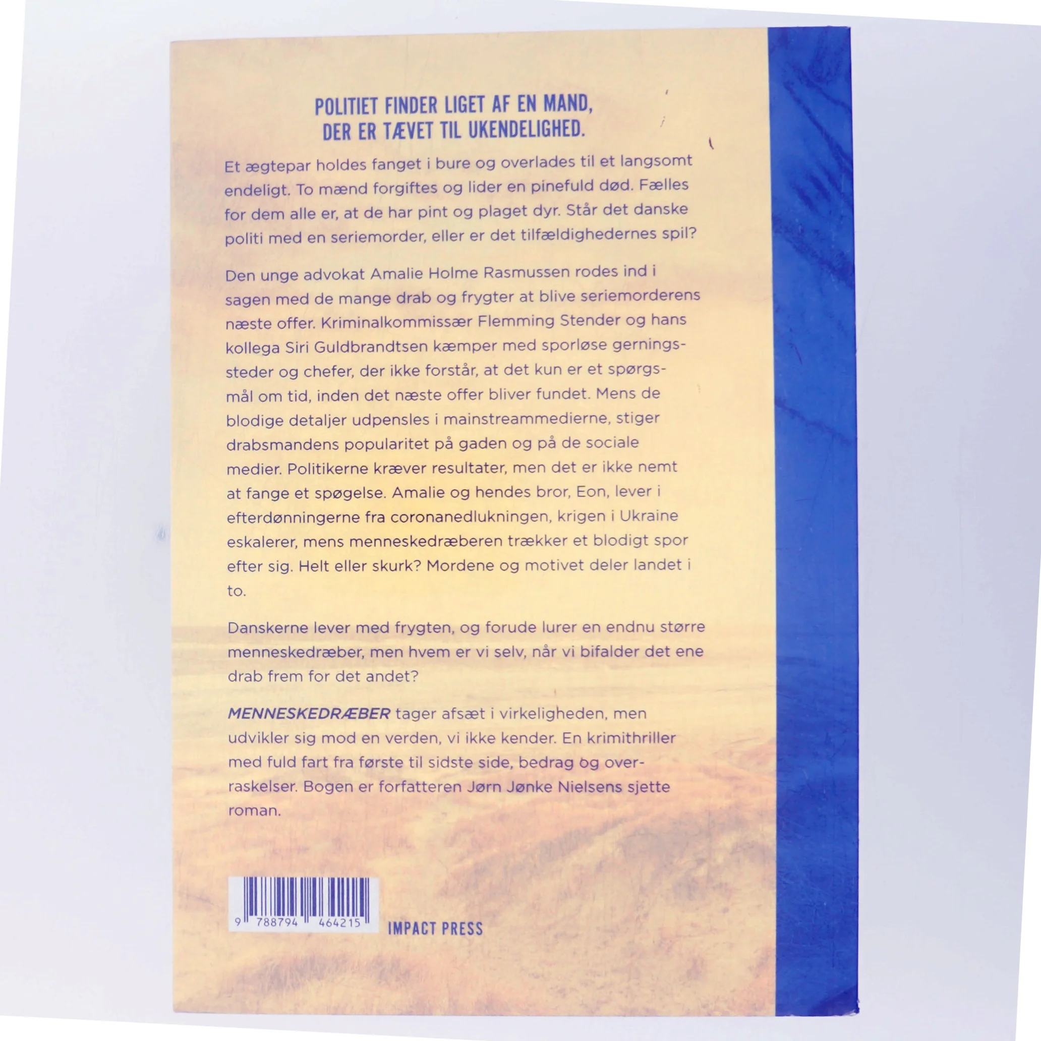 Menneskedræber af Jørn Jønke Nielsen (f. 1960) (Bog)