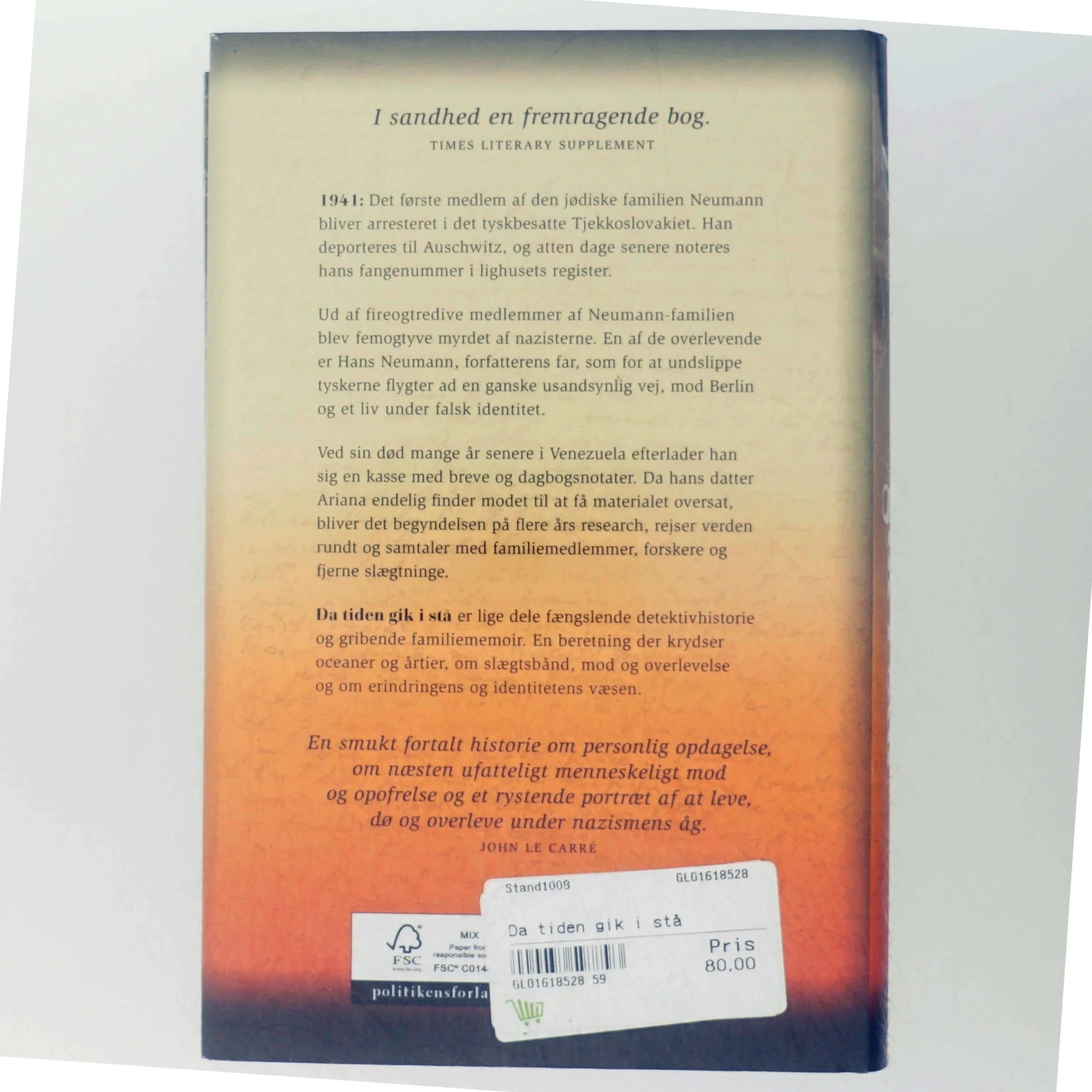 'Da tiden gik i stå' af Ariana Neumann (bog) fra Politikens Forlag