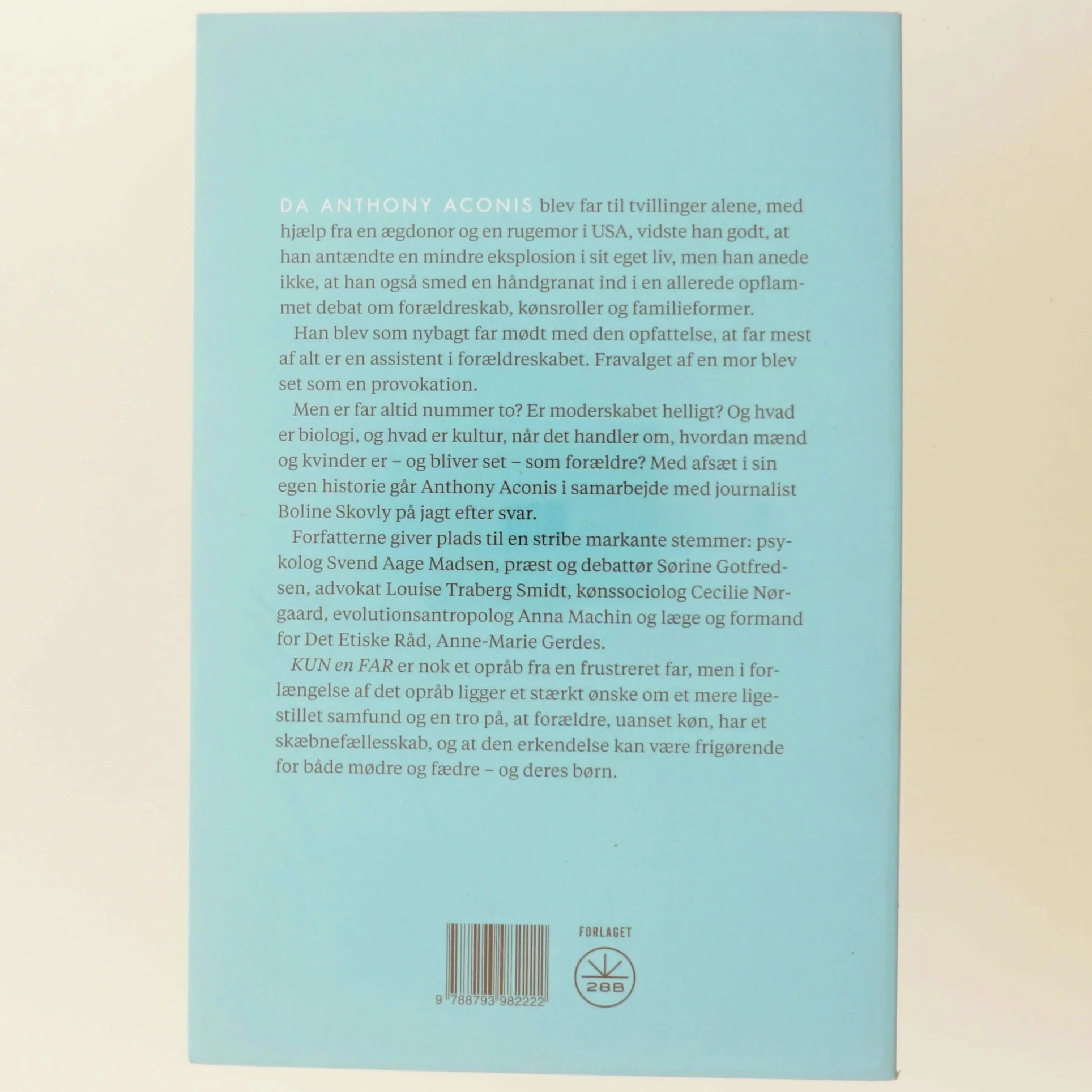 Kun en far af Anthony Aconis (Bog)