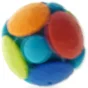 Farverig babylegetøjsbold (str. Ø 12 cm)