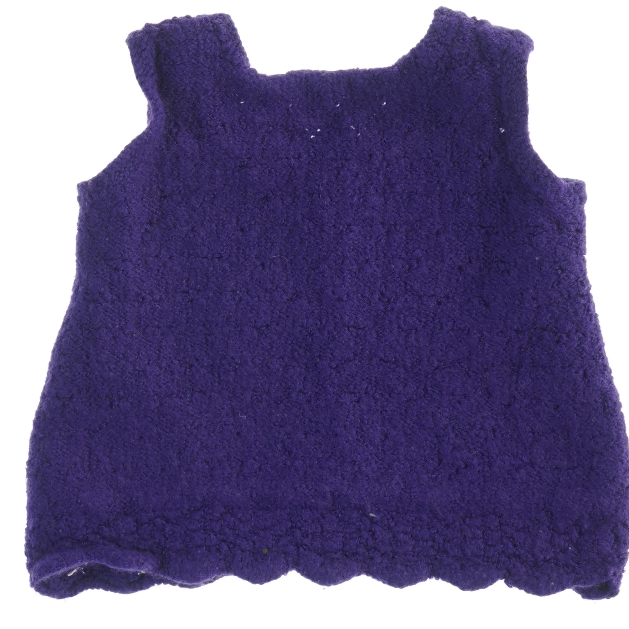 Hæklet børnevest (str. 24 x 28 cm)