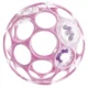Lyserød babylegetøj bold (str. 8 cm)
