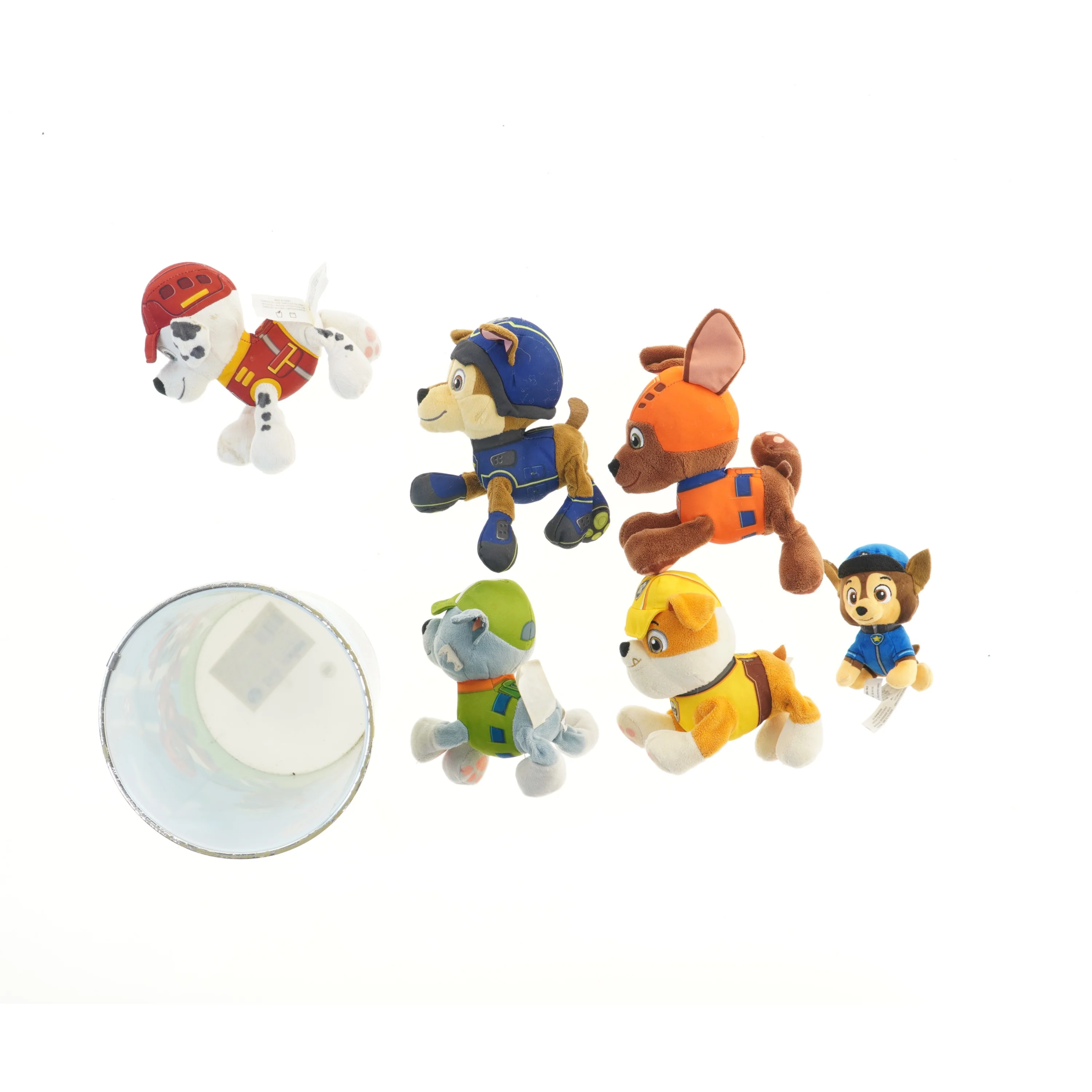 Paw Patrol figur sæt fra Paw Patrol (str. Ø 21 cm længde 22 cm)