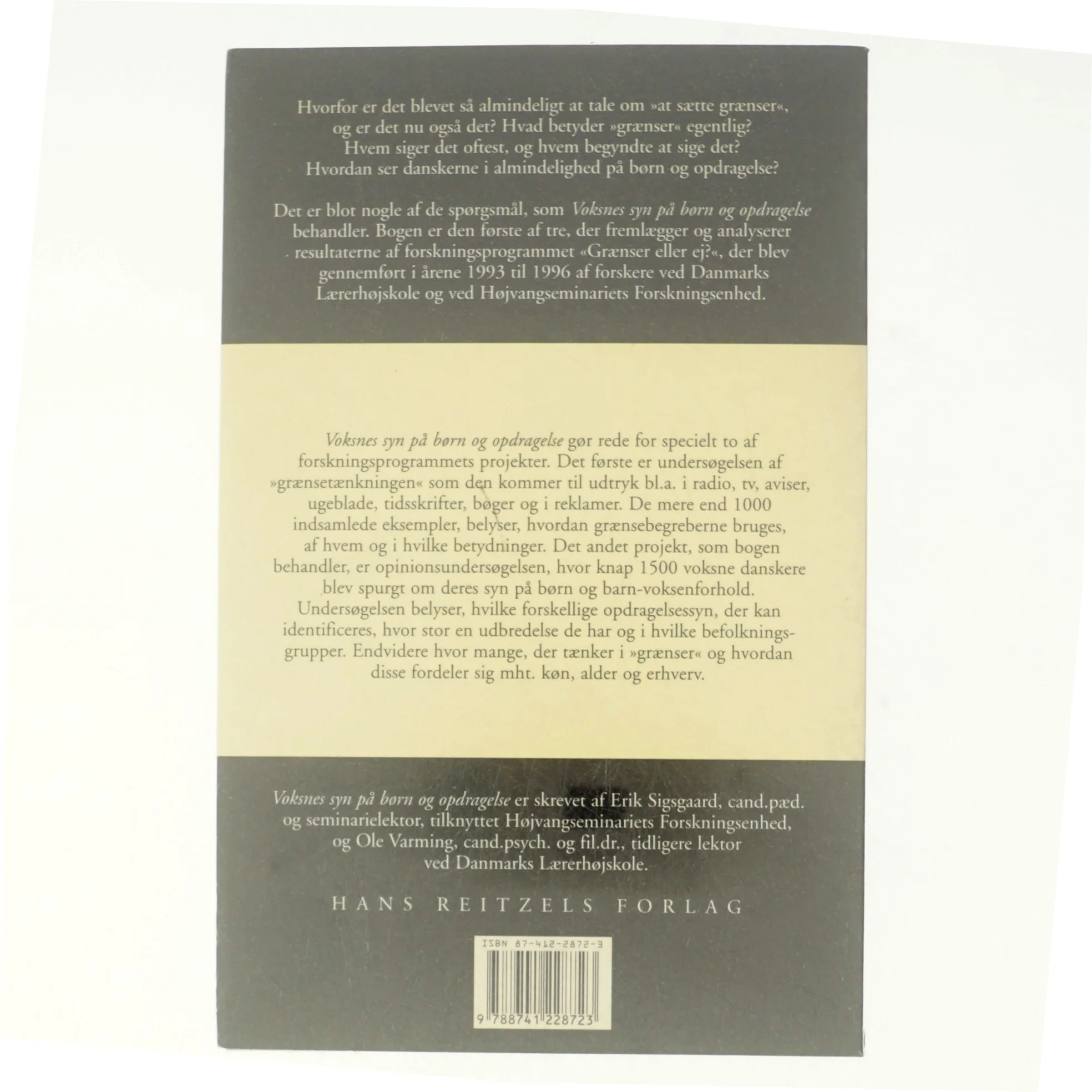 Voksnes syn på børn og opdragelse af Erik Sigsgaard, Ole Varming (Bog)