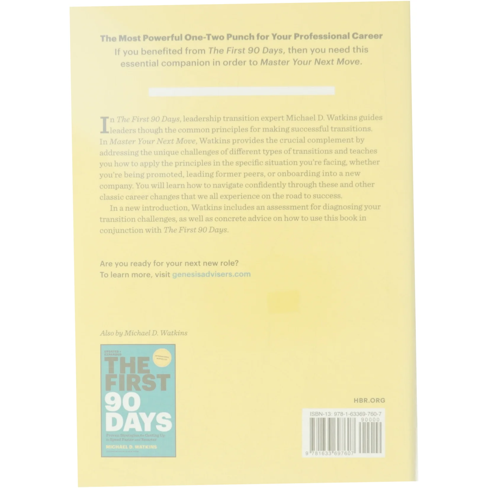 Master your next move : the essential companion to the first 90 days af Michael D. Watkins (1956-) (Bog)
