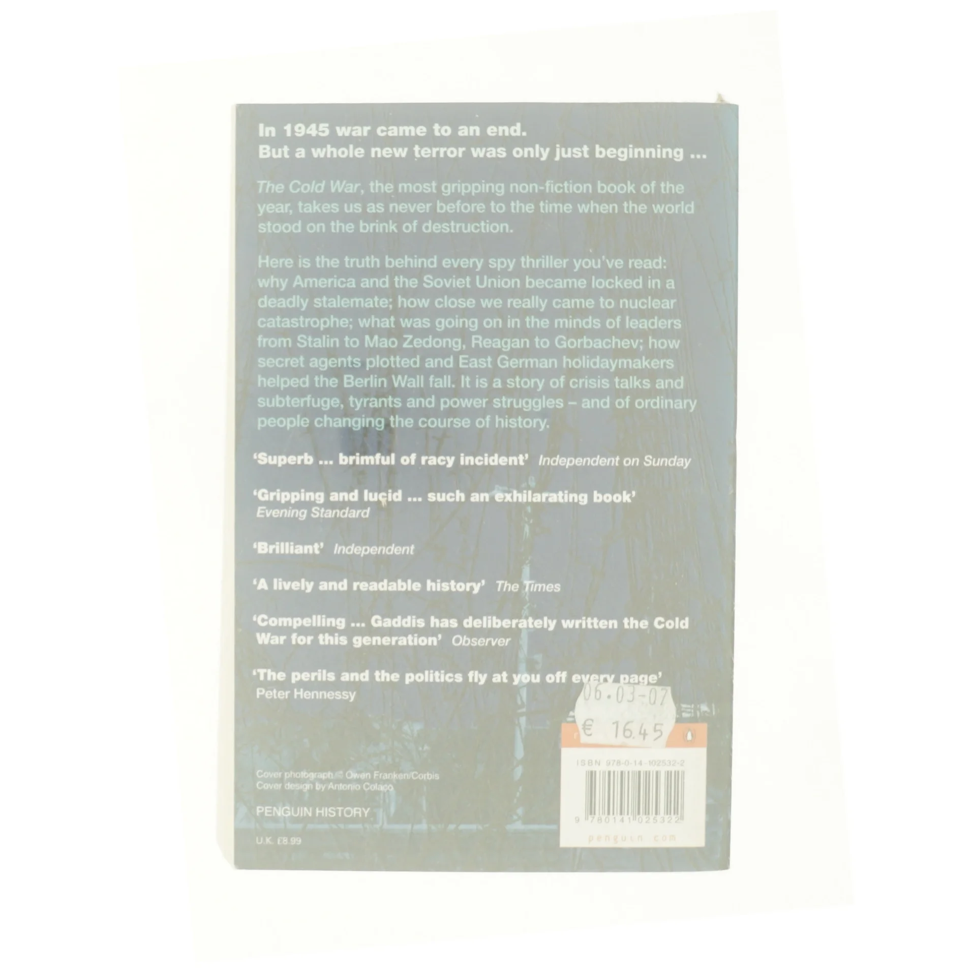 The cold war af John Lewis Gaddis (Bog)