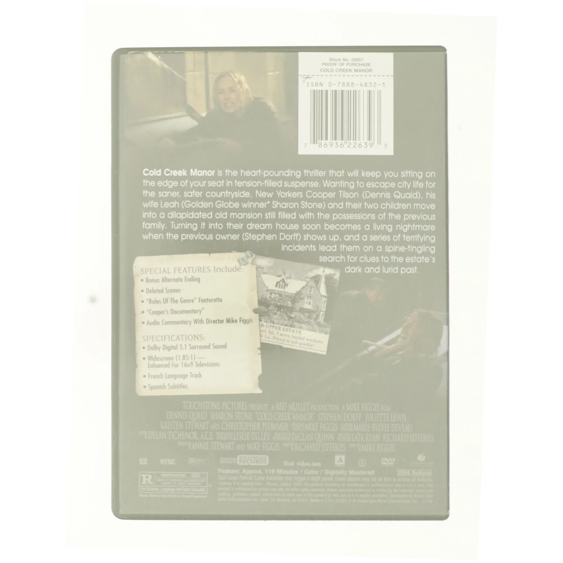 Cold Creek Manor (DVD) fra DVD