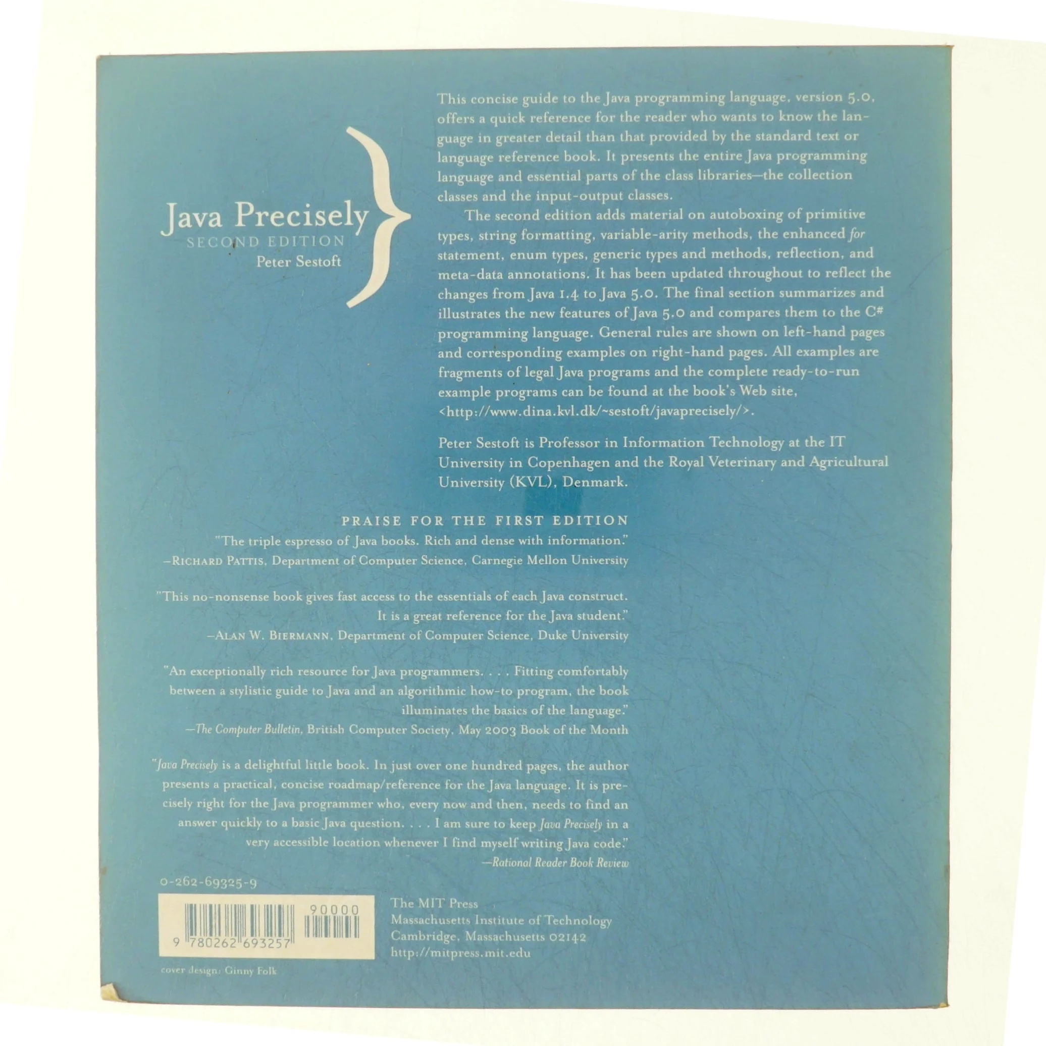 Java Precisely af Peter Sestoft (Bog)
