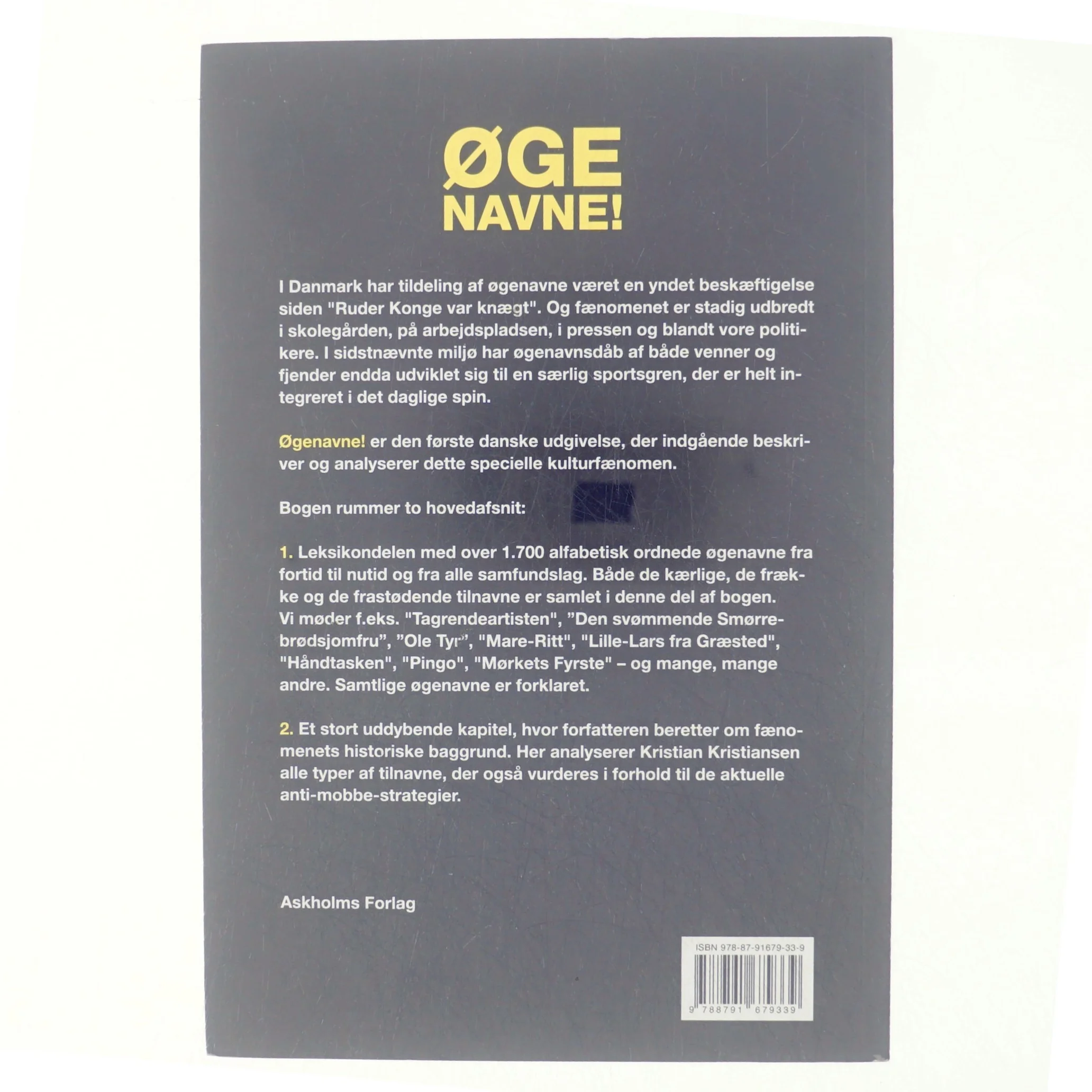 Øgenavne! af Kristian Kristiansen (f. 1953) (Bog)