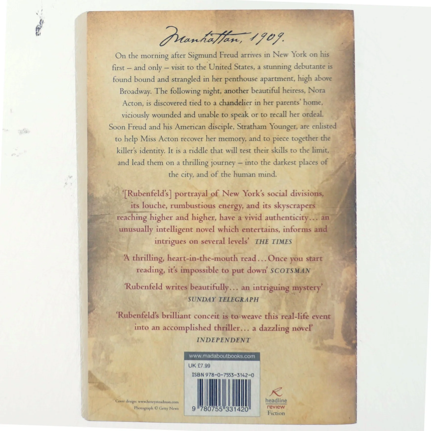 The interpretation of murder af Jed Rubenfeld (Bog)