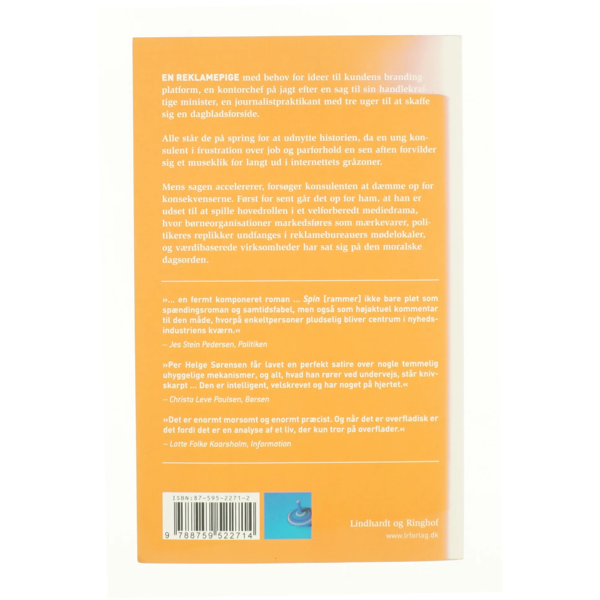 Spin : roman af Per Helge Sørensen (Bog)