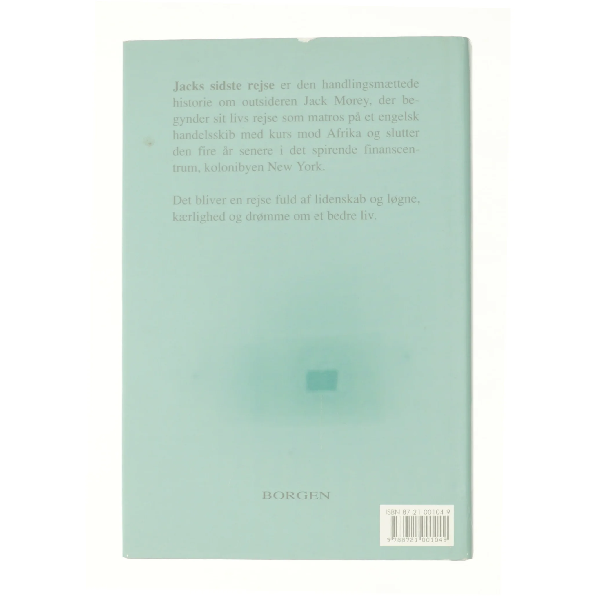 Jacks sidste rejse af Cæcilie Lassen (f. 1971) (Bog)