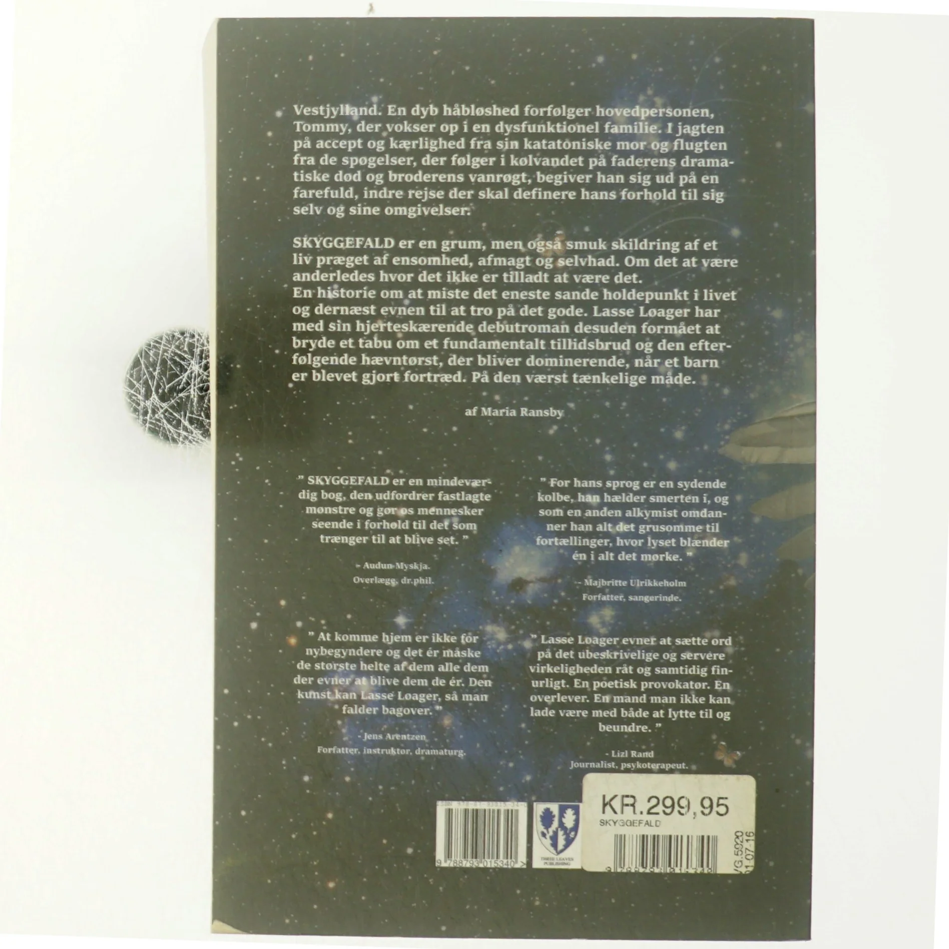 Skyggefald af Lasse Løager (Bog)