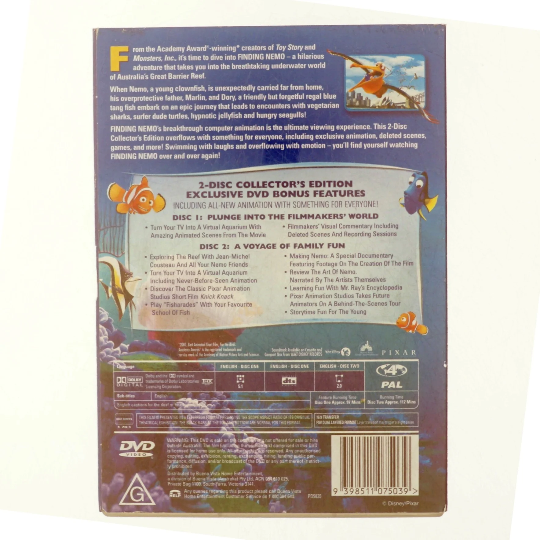 Finding Nemo fra Pixar