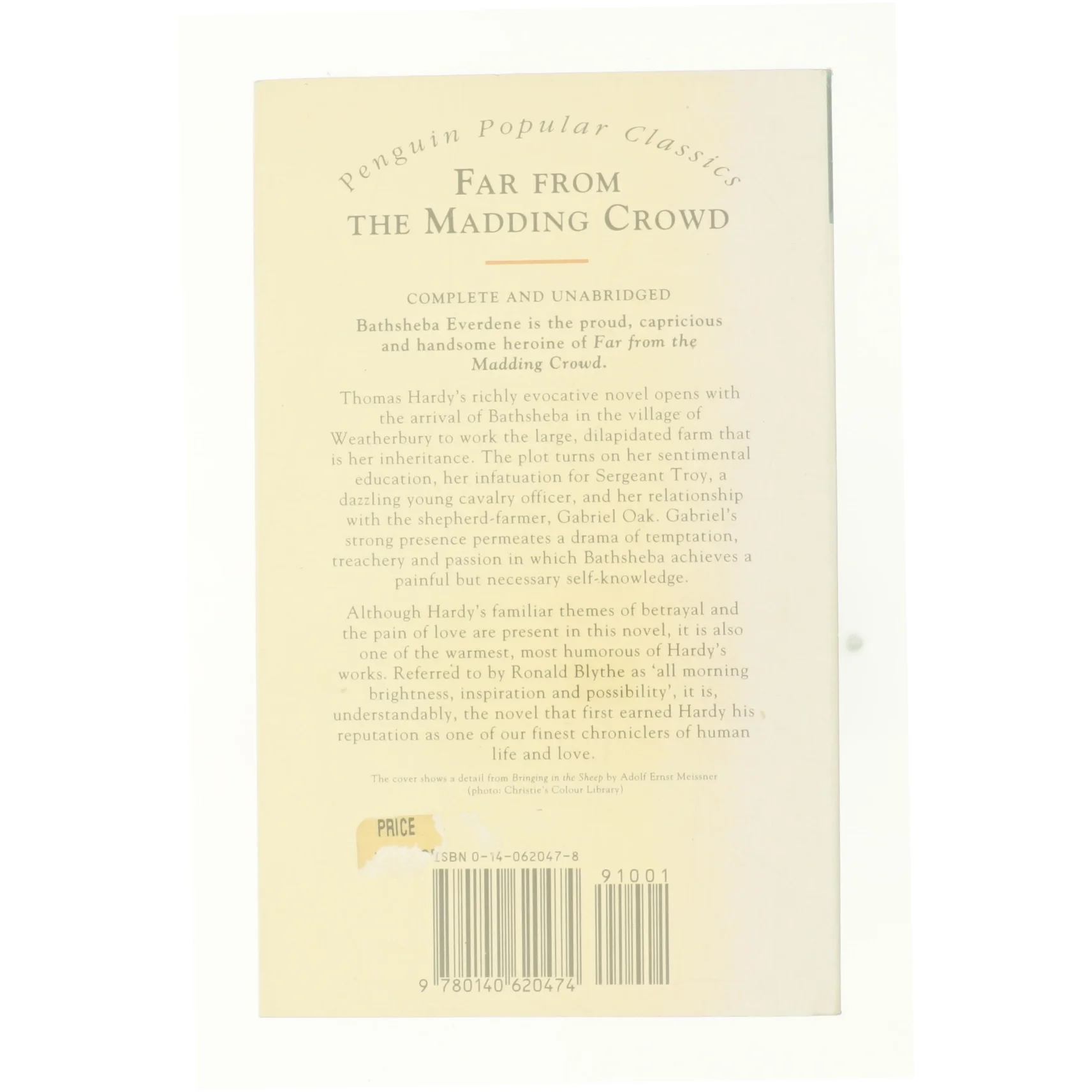 Far from the Madding Crowd af Hardy, Thomas (Bog)