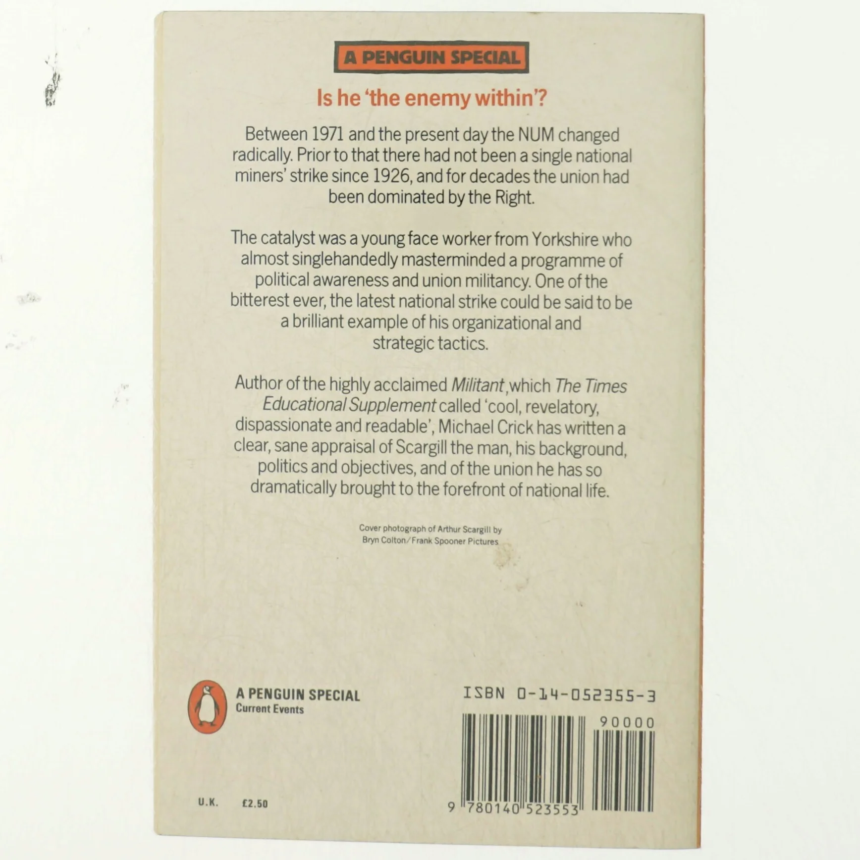 Scargill and the miners af Michael Crick (Bog)