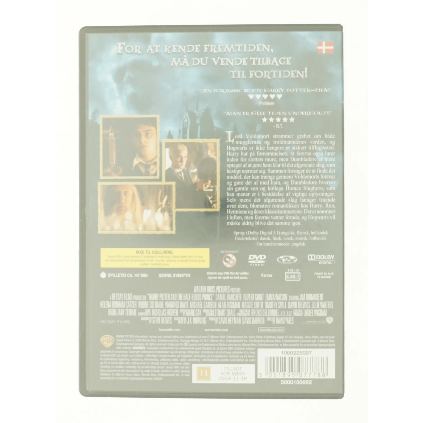 Halvblodsprinsen fra DVD