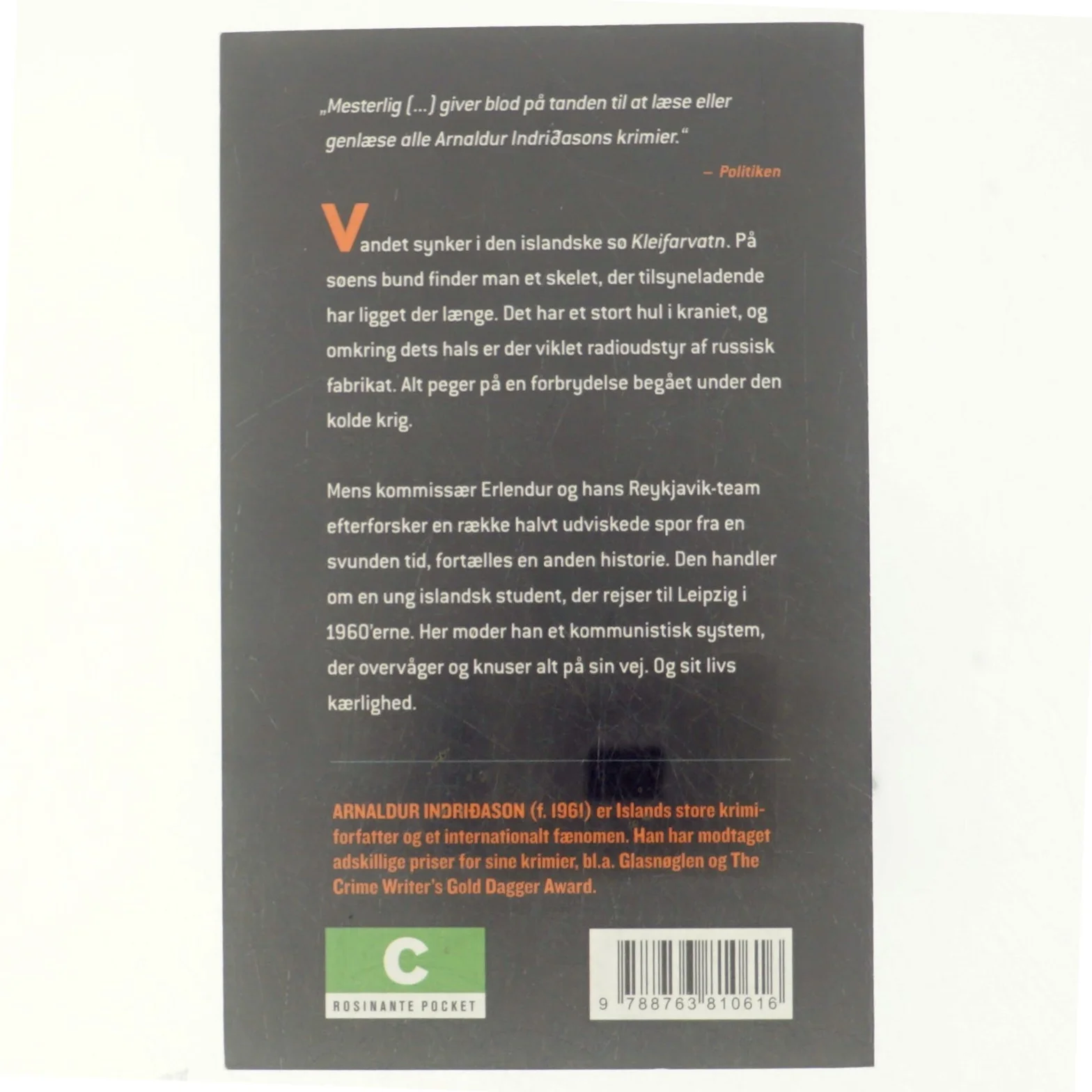 Manden i søen : krimi af Arnaldur Indriðason (Bog)