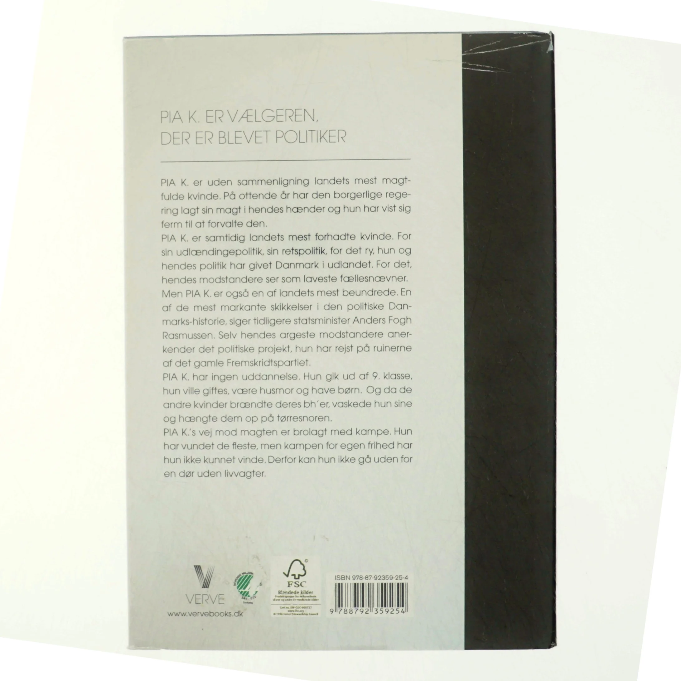 Pia K. : årene ved magten af Elisabet Svane (Bog)