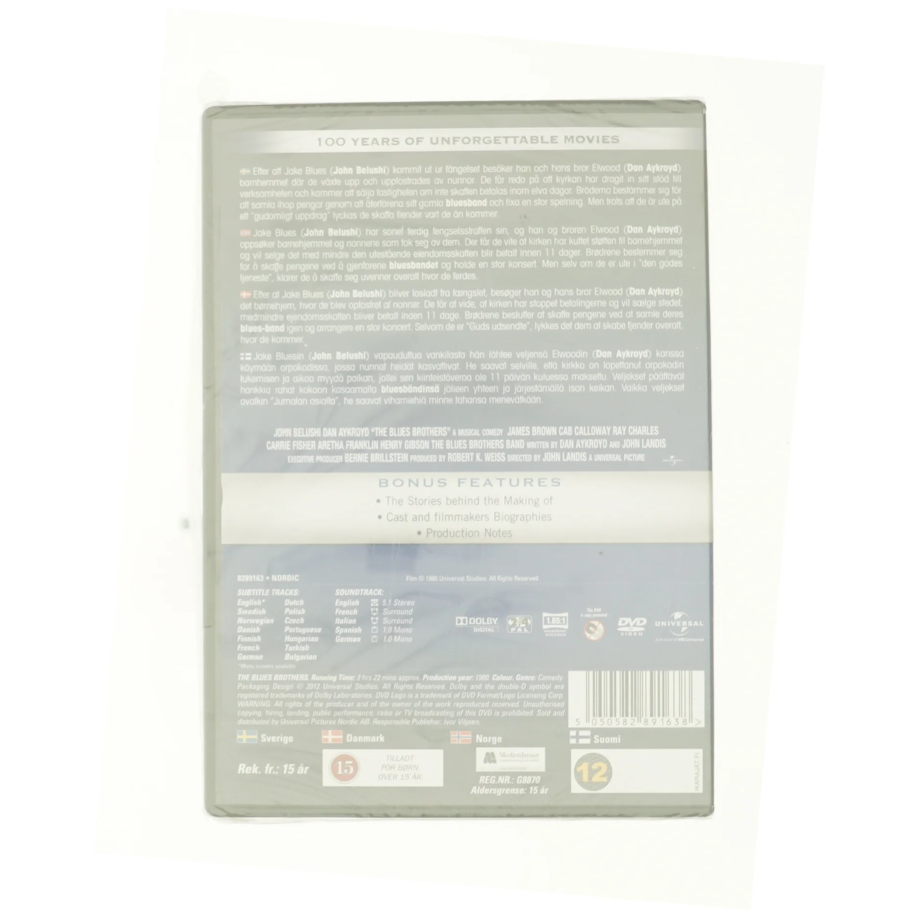 The Blues Brothers fra DVD