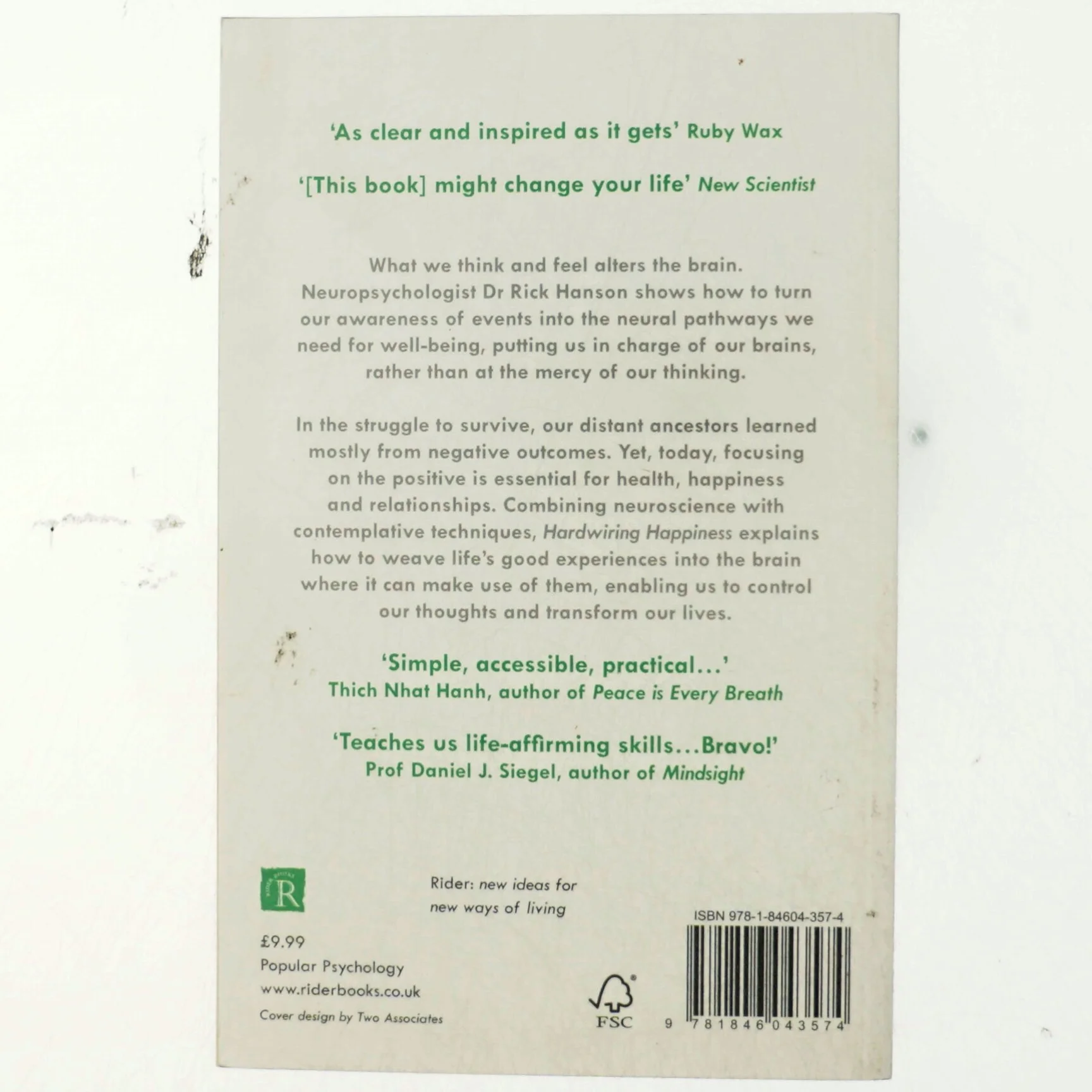 Hardwiring Happiness af Rick Hanson (Bog)