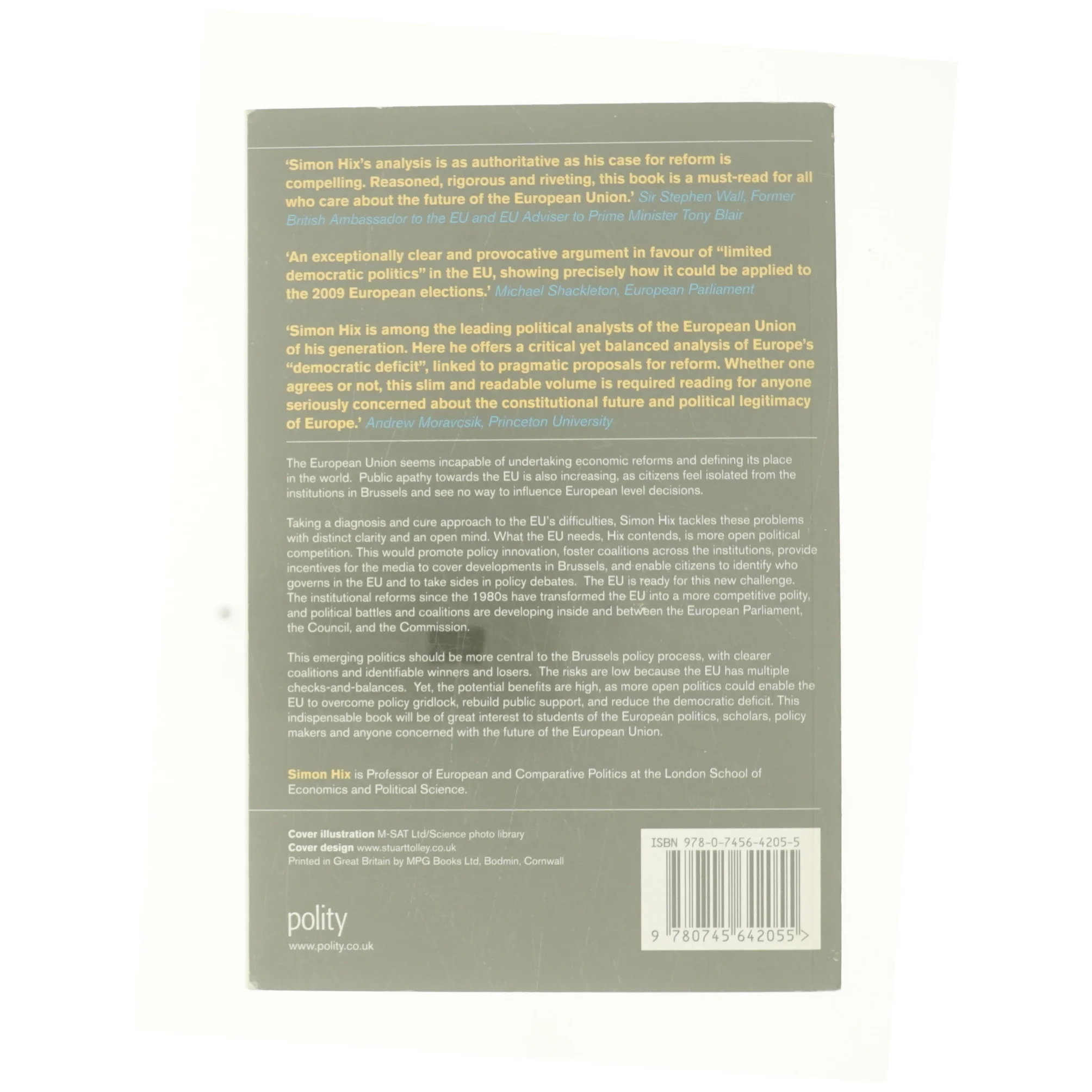 What's Wrong with the Europe Union and How to Fix It af Simon Hix (Bog)