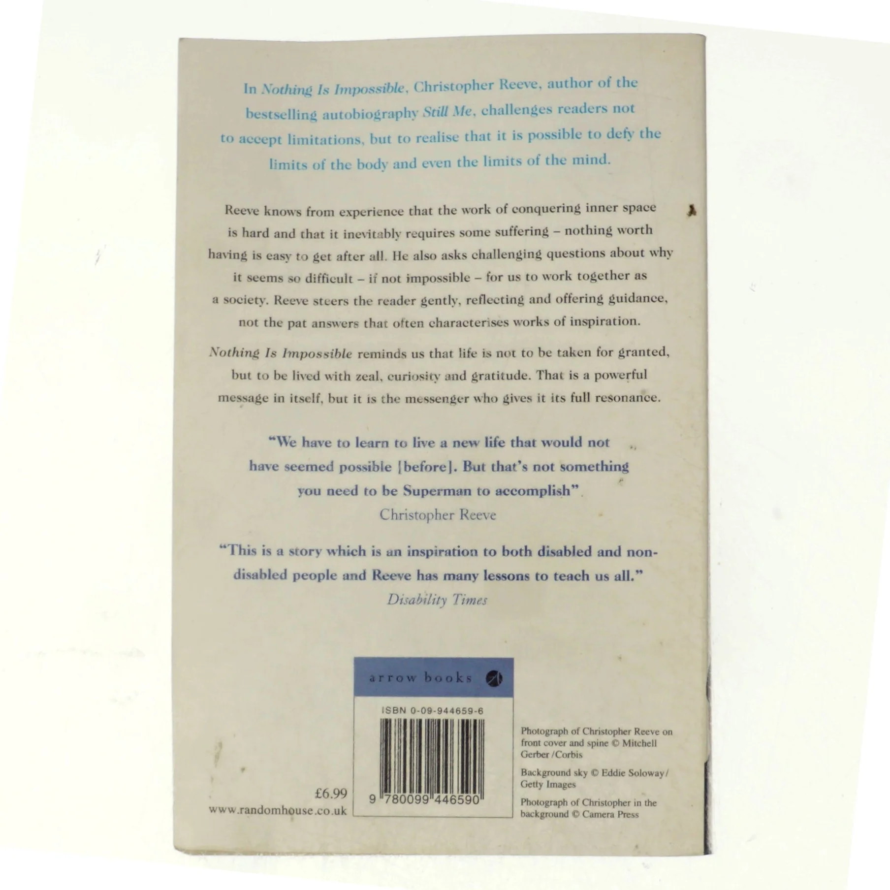 Nothing is Impossible af Christopher Reeve, Matthew Reeve (Bog)