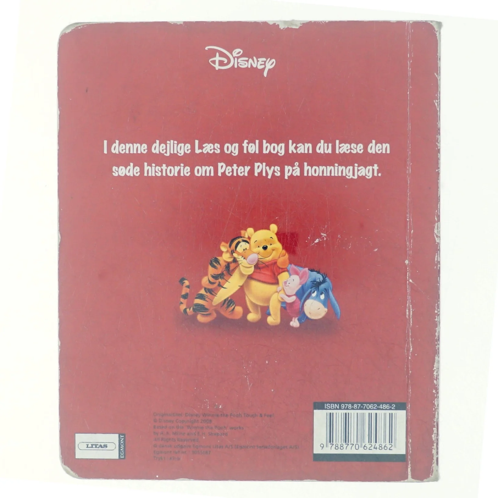 Læs & føl med Peter Plys og hans venner af A. A. Milne, E. H. Shepard, Walt Disney (firma) (Bog)