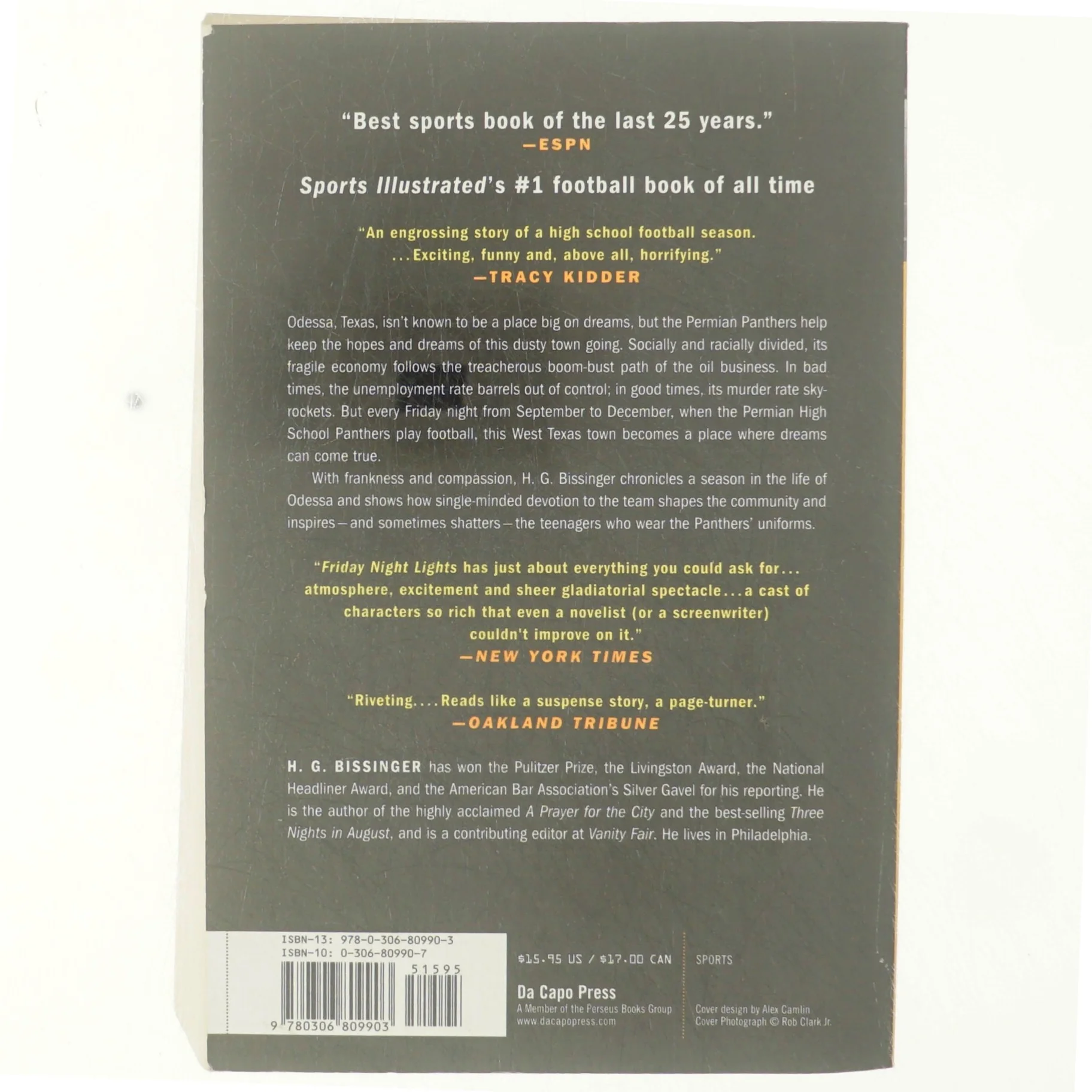 Friday night lights af H. G. Bissinger (Bog)