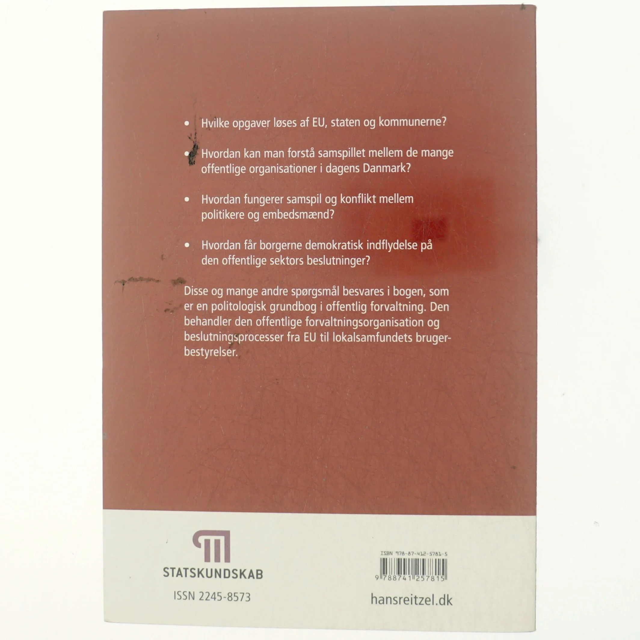 Forvaltning og stat af Peter Bogason (Bog)