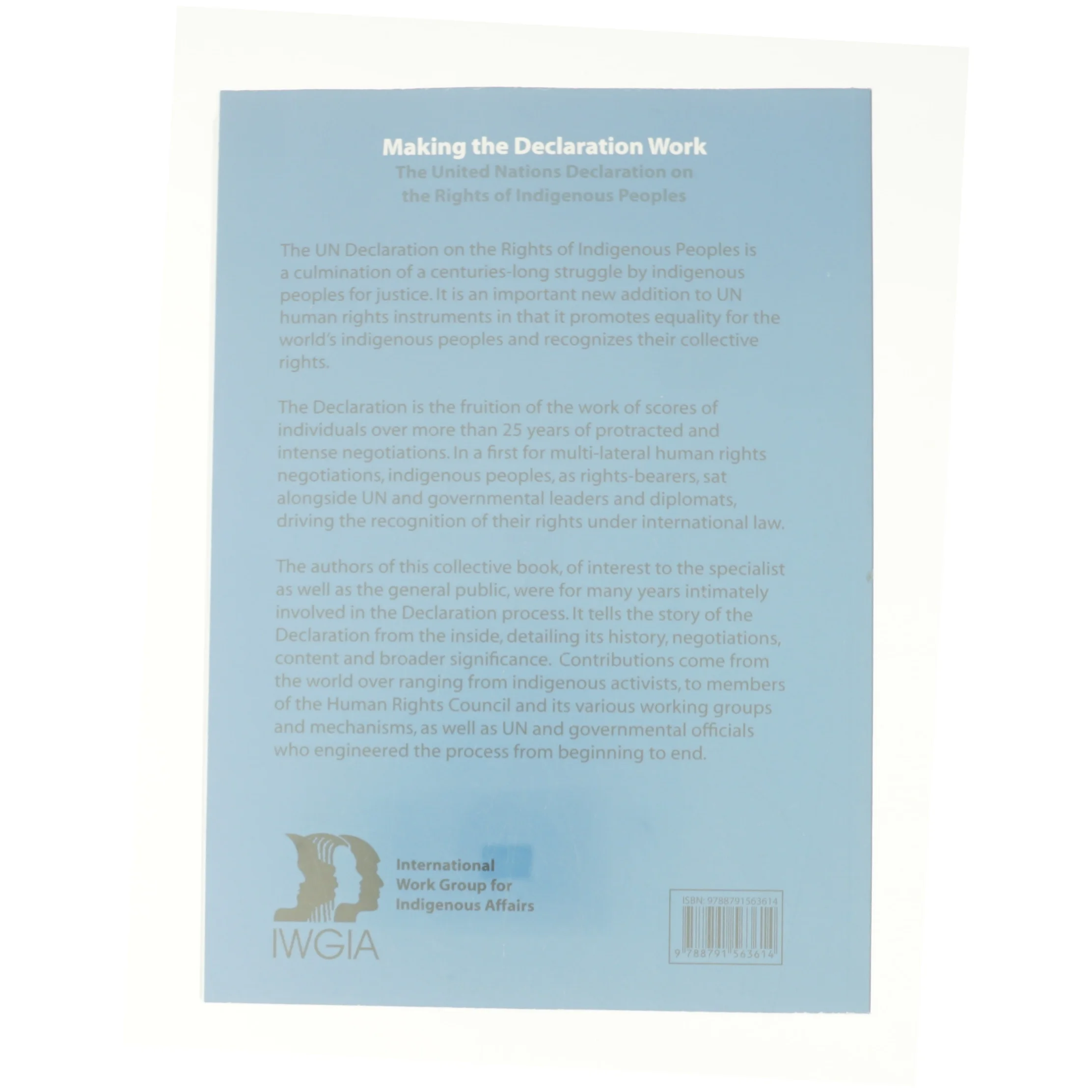 Making the Declaration Work: the United Nations Declaration on the Rights of Indigenous Peoples (Bog)