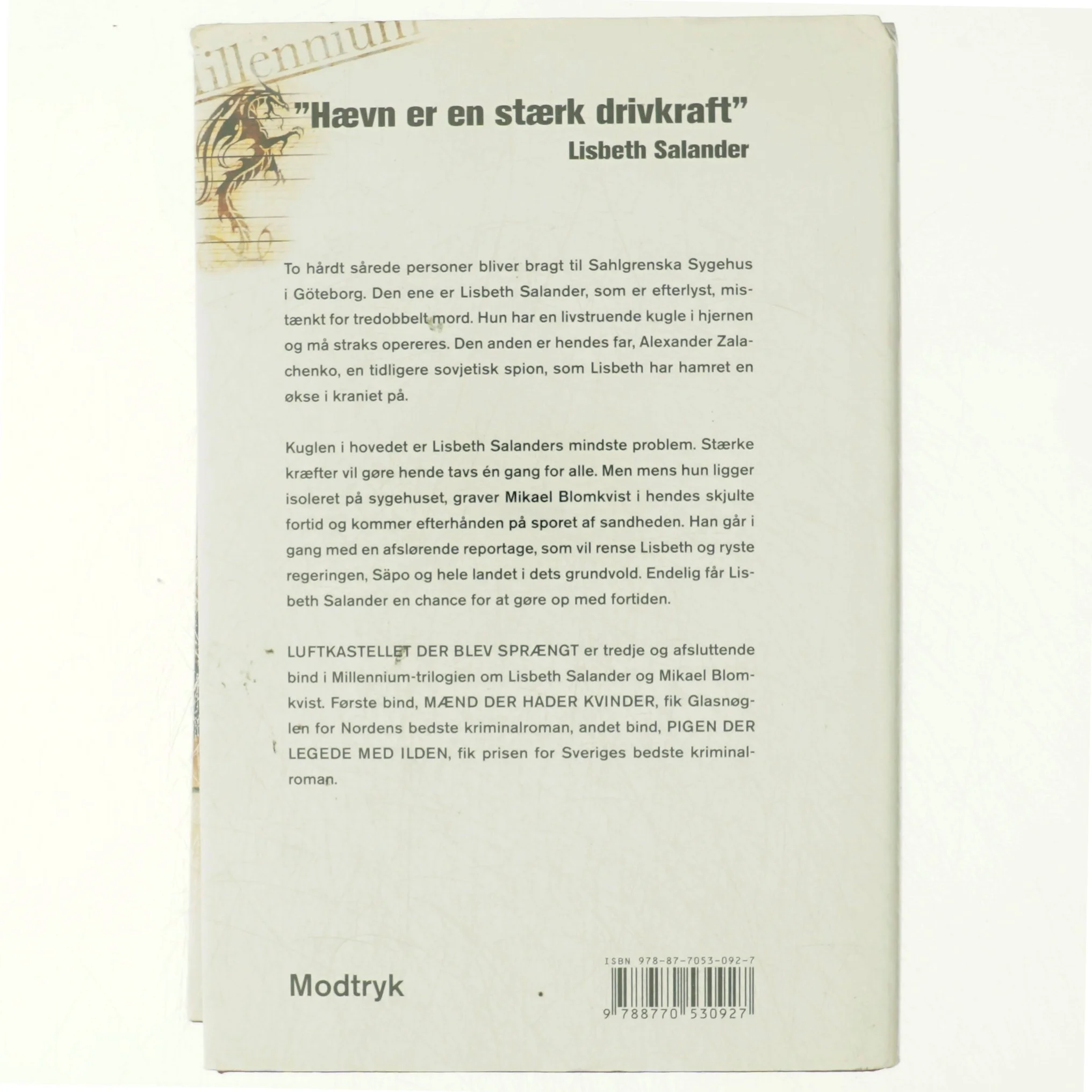 Luftkastellet der blev sprængt af Stieg Larsson (Bog)