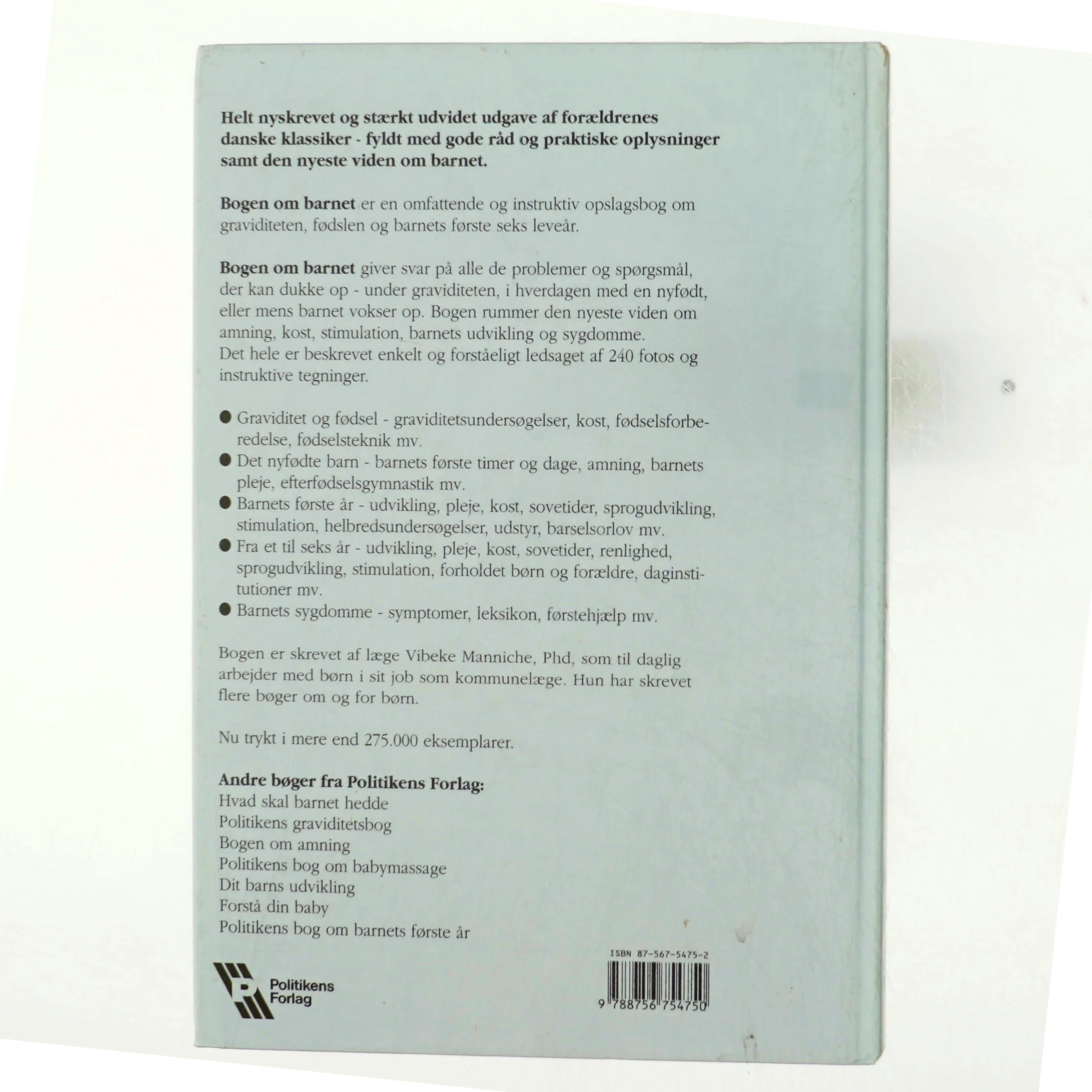 Bogen om barnet af Vibeke Manniche (Bog)