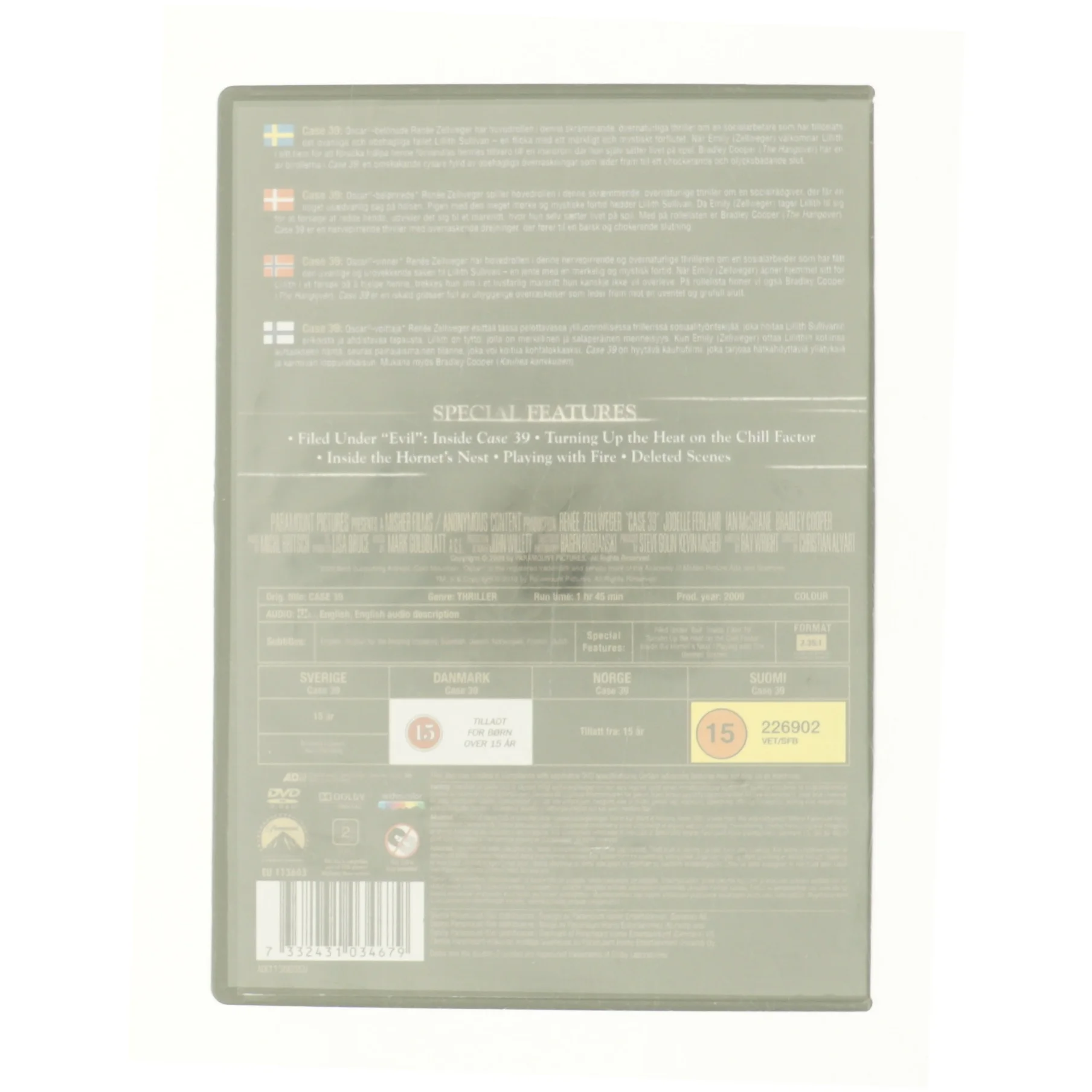 CASE 39 fra dvd