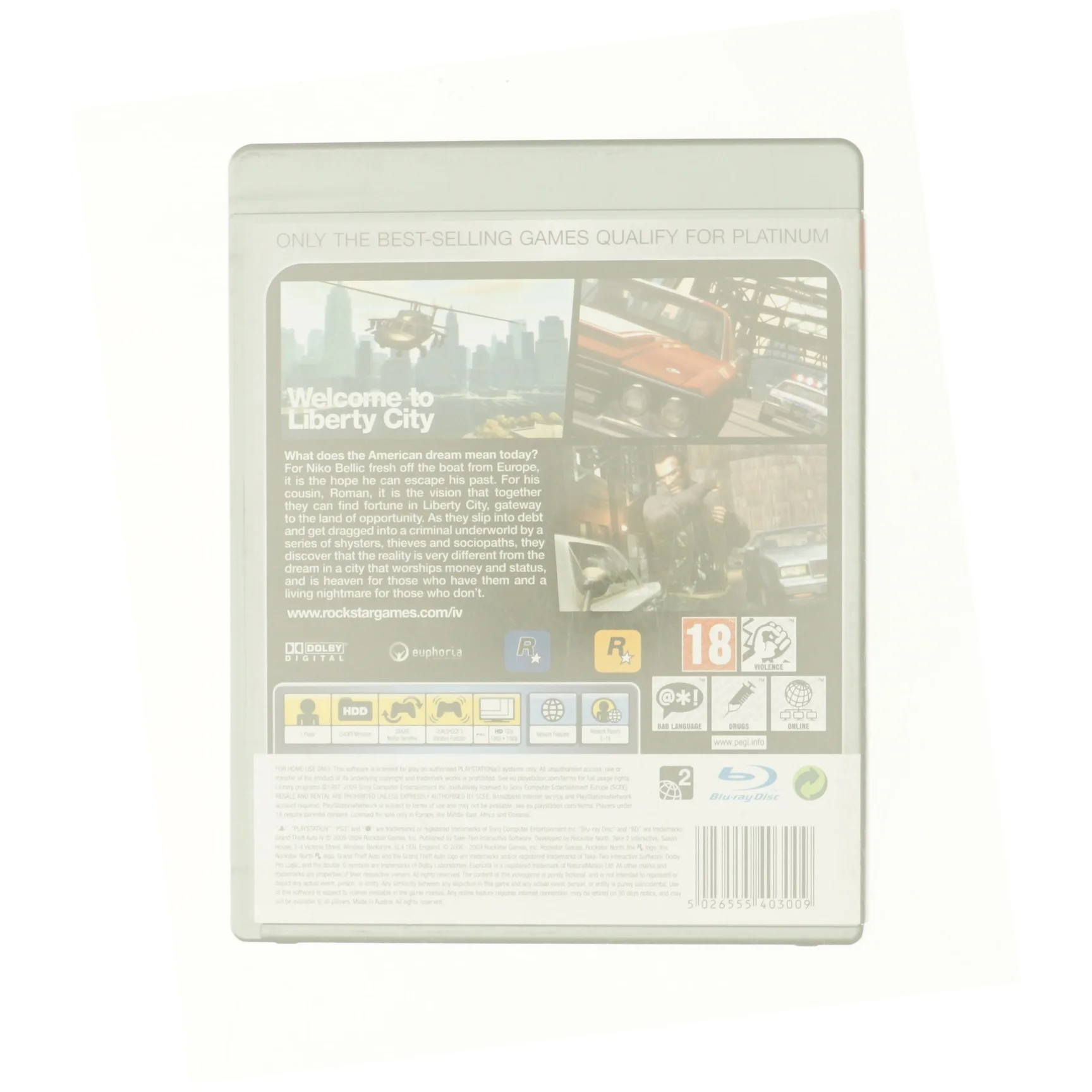 Grand Theft Auto IV PS3