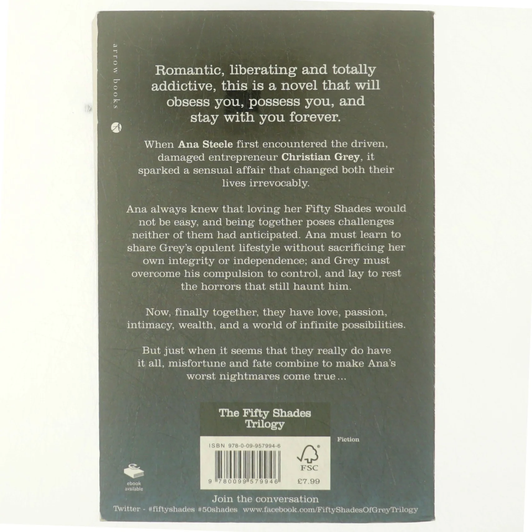 Fifty shades freed af E. L. James (Bog)