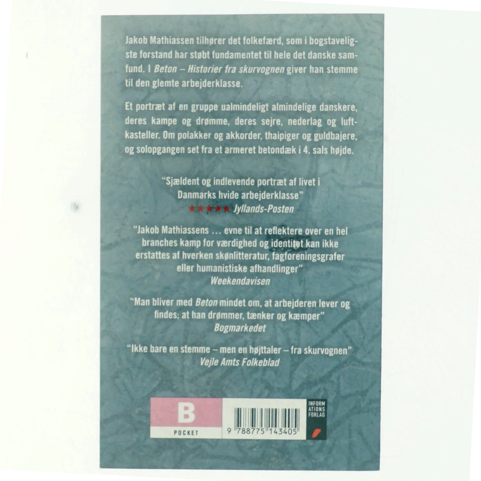 Beton : historier fra skurvognen af Jakob Mathiassen (Bog)