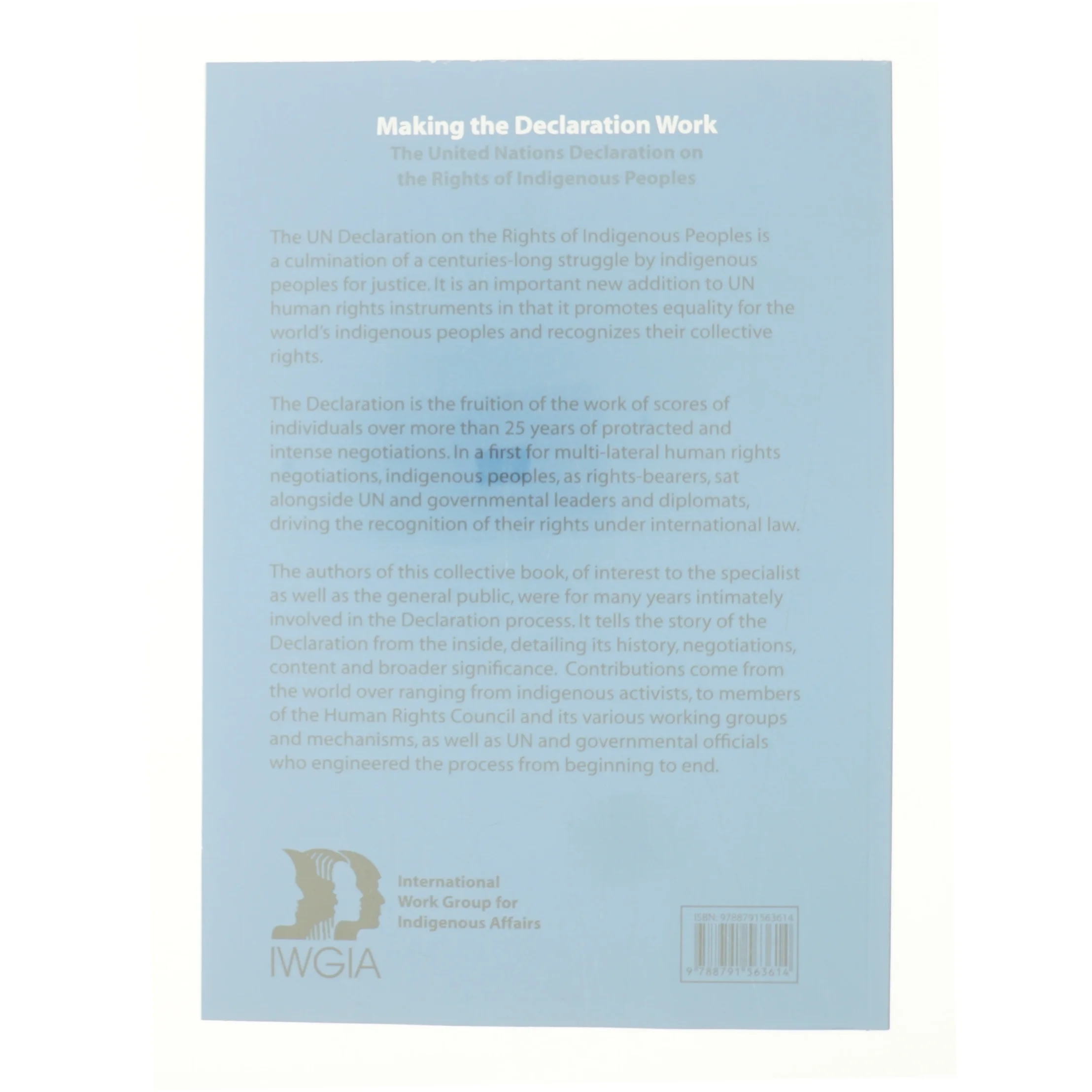 Making the Declaration Work: the United Nations Declaration on the Rights of Indigenous Peoples (Bog)