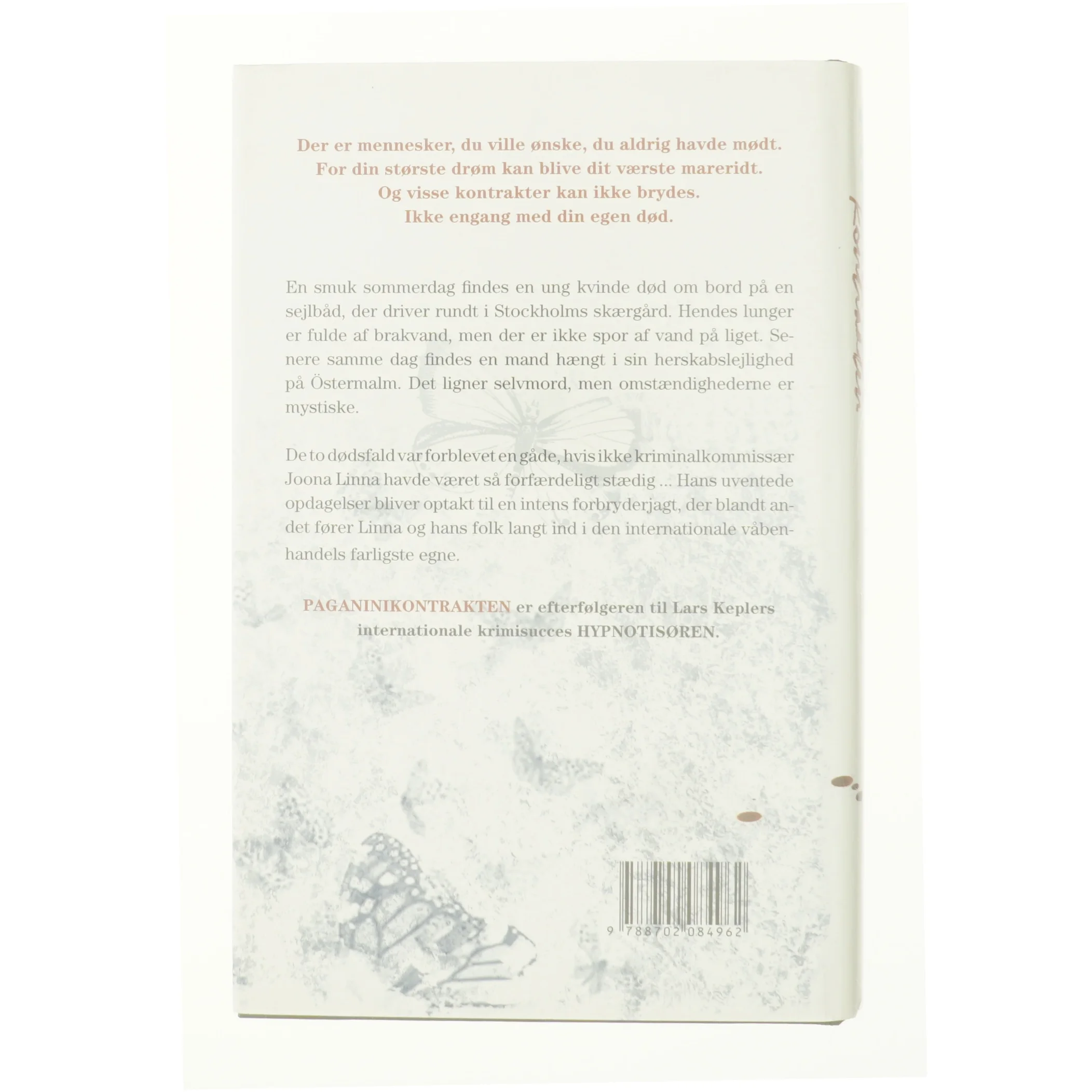 Paganinikontrakten : Kriminalroman (Danish Language) (Bog)