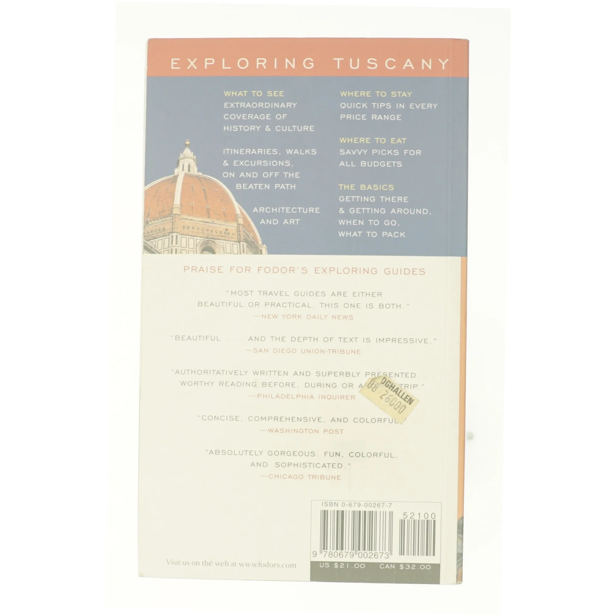 Tuscany af Fodor's (Bog)