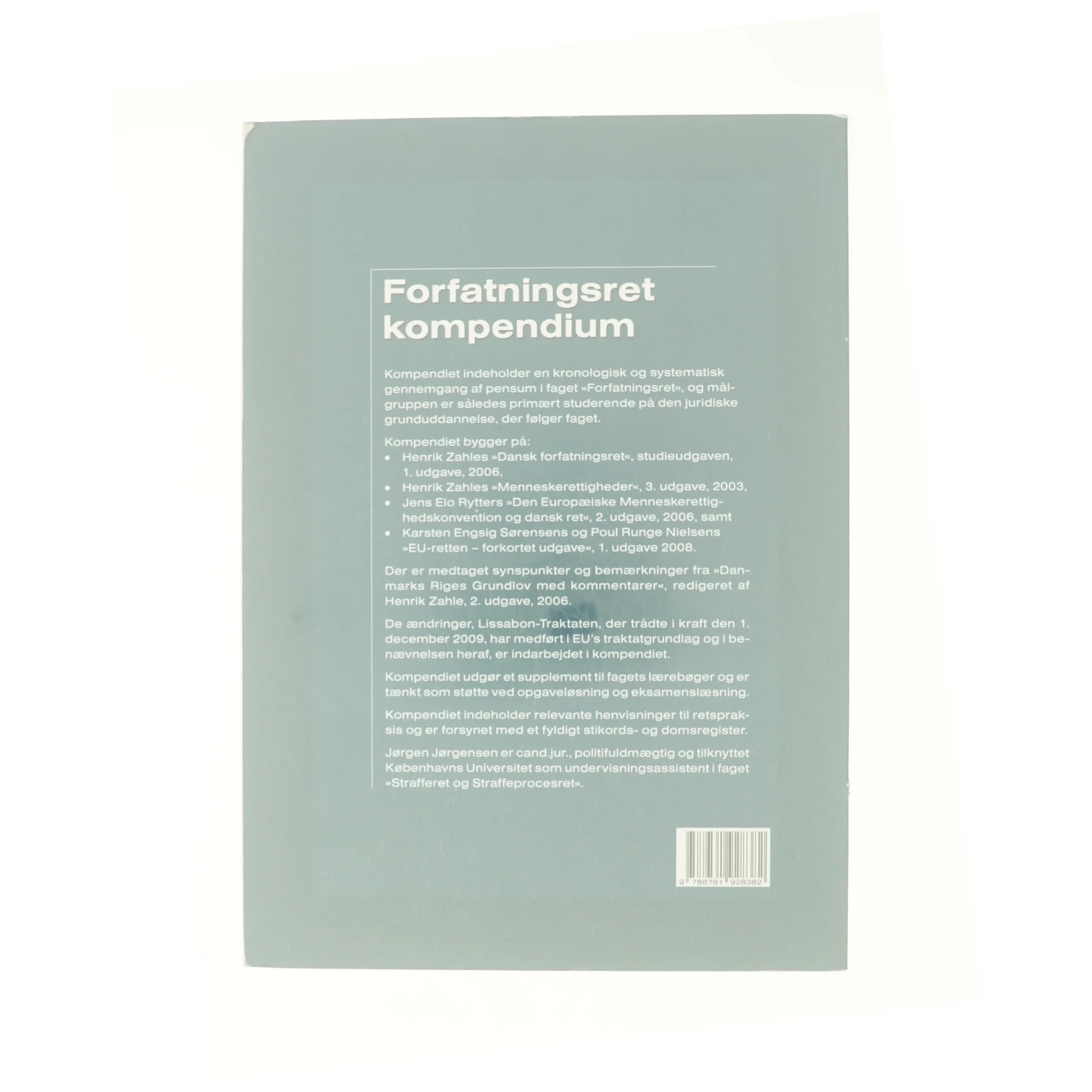 Forfatsret kompendium af Jørgen Jørgensen