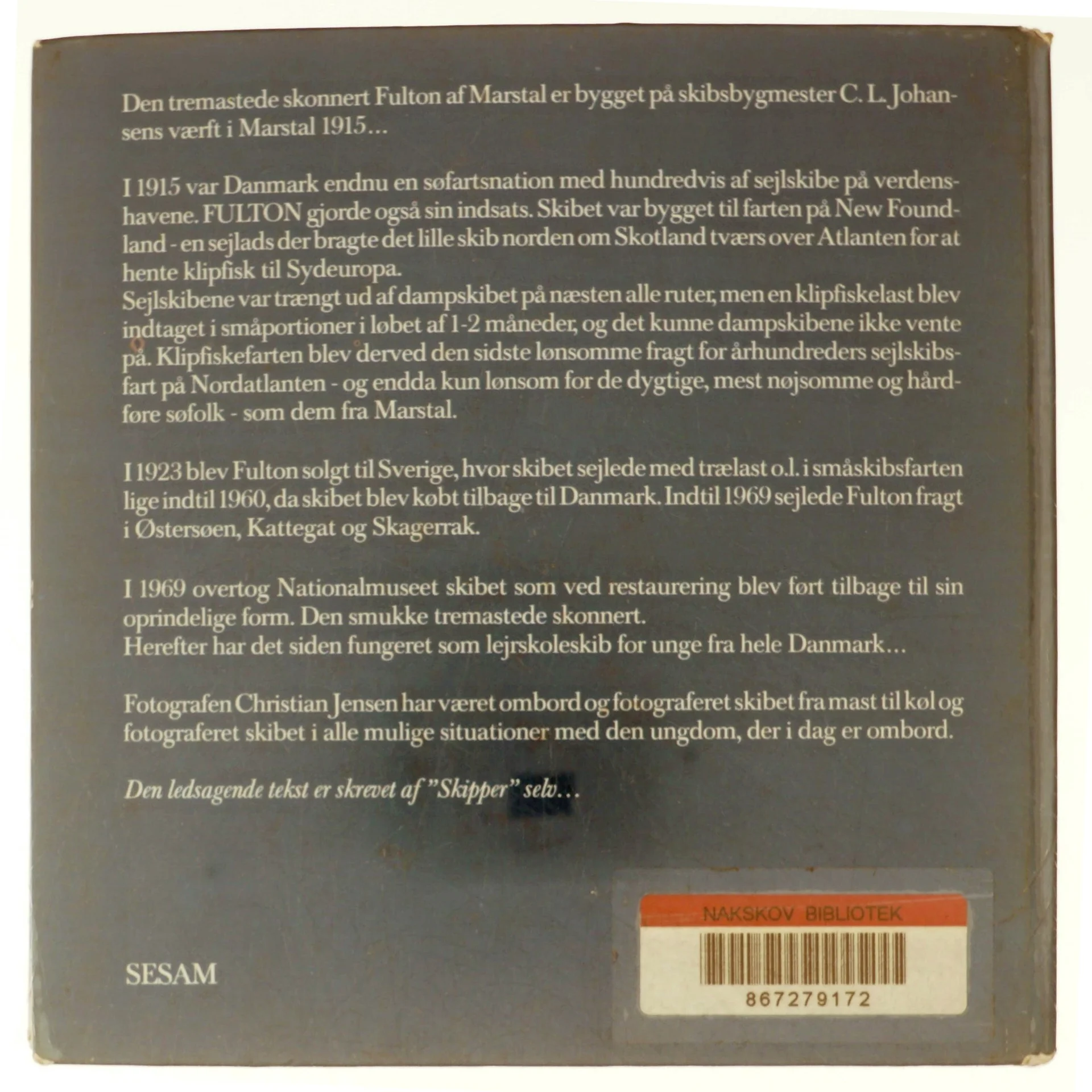 Klart Skib af Mogens Frohm Nielsen