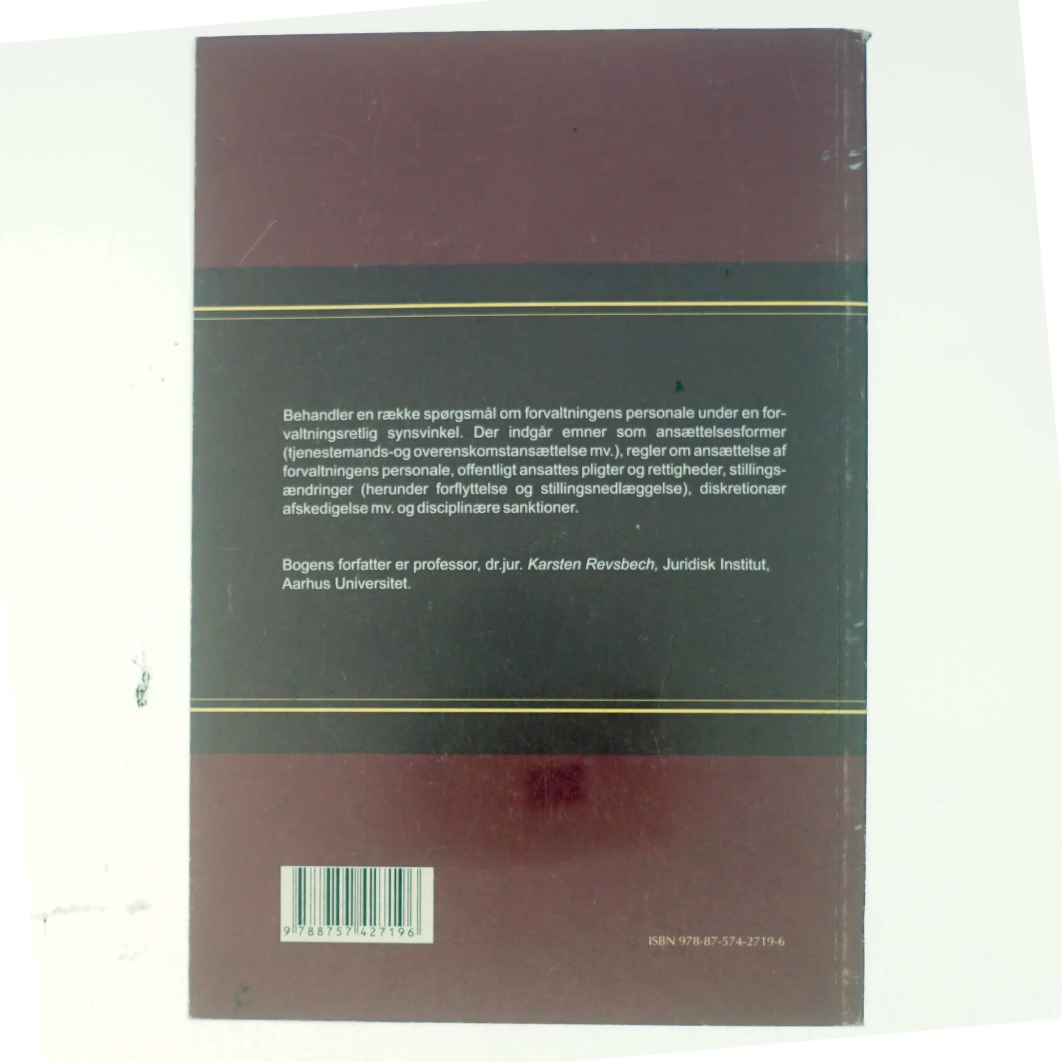 Forvaltningspersonalet af Karsten Revsbech (Bog)