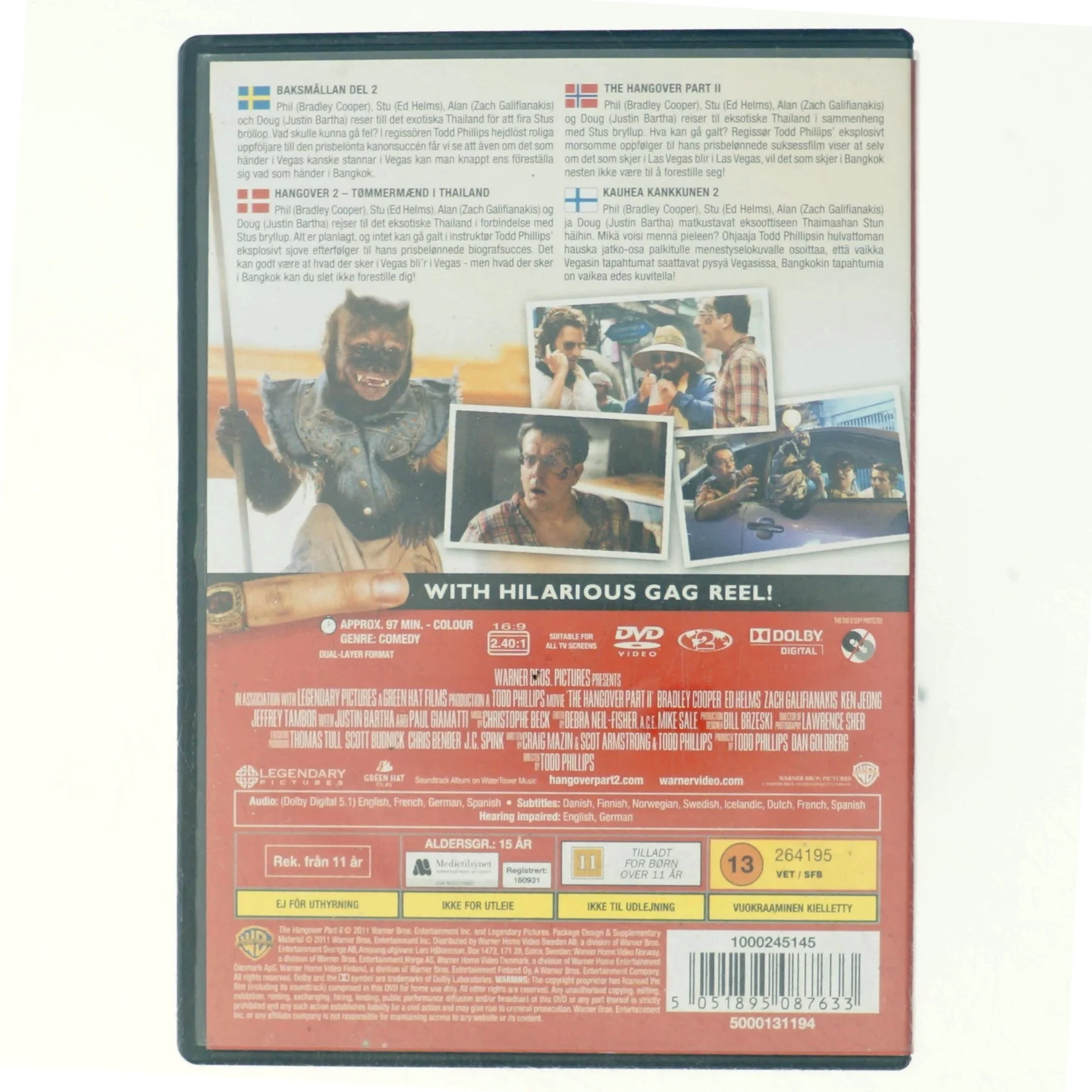 HANGOVER 2 - TØMMERMÆND I THAILAND 