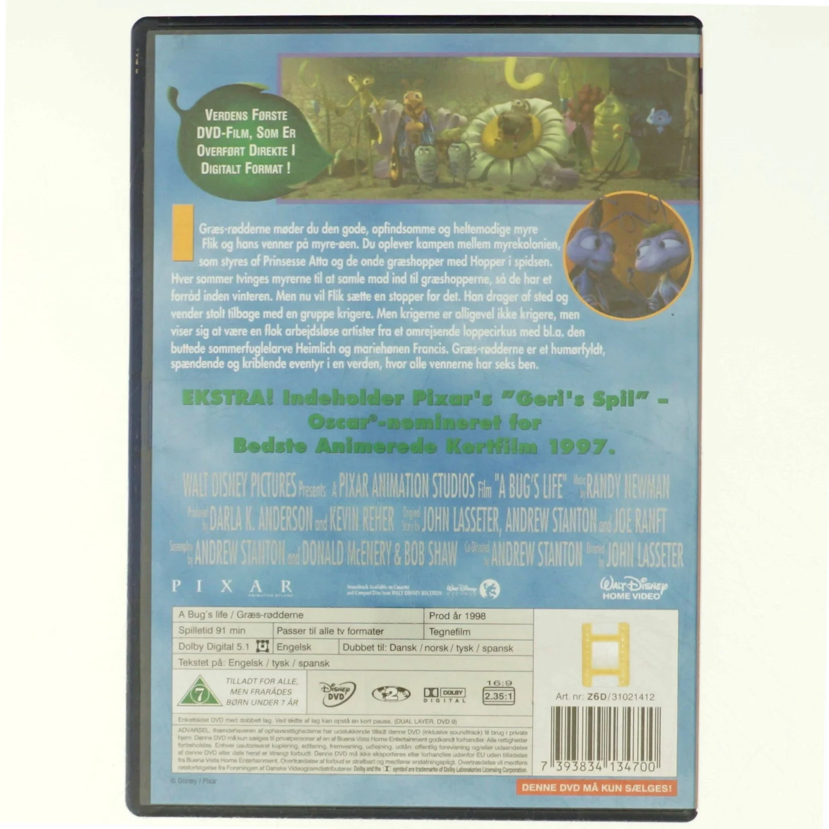 Græsrødderne fra Disney pixar